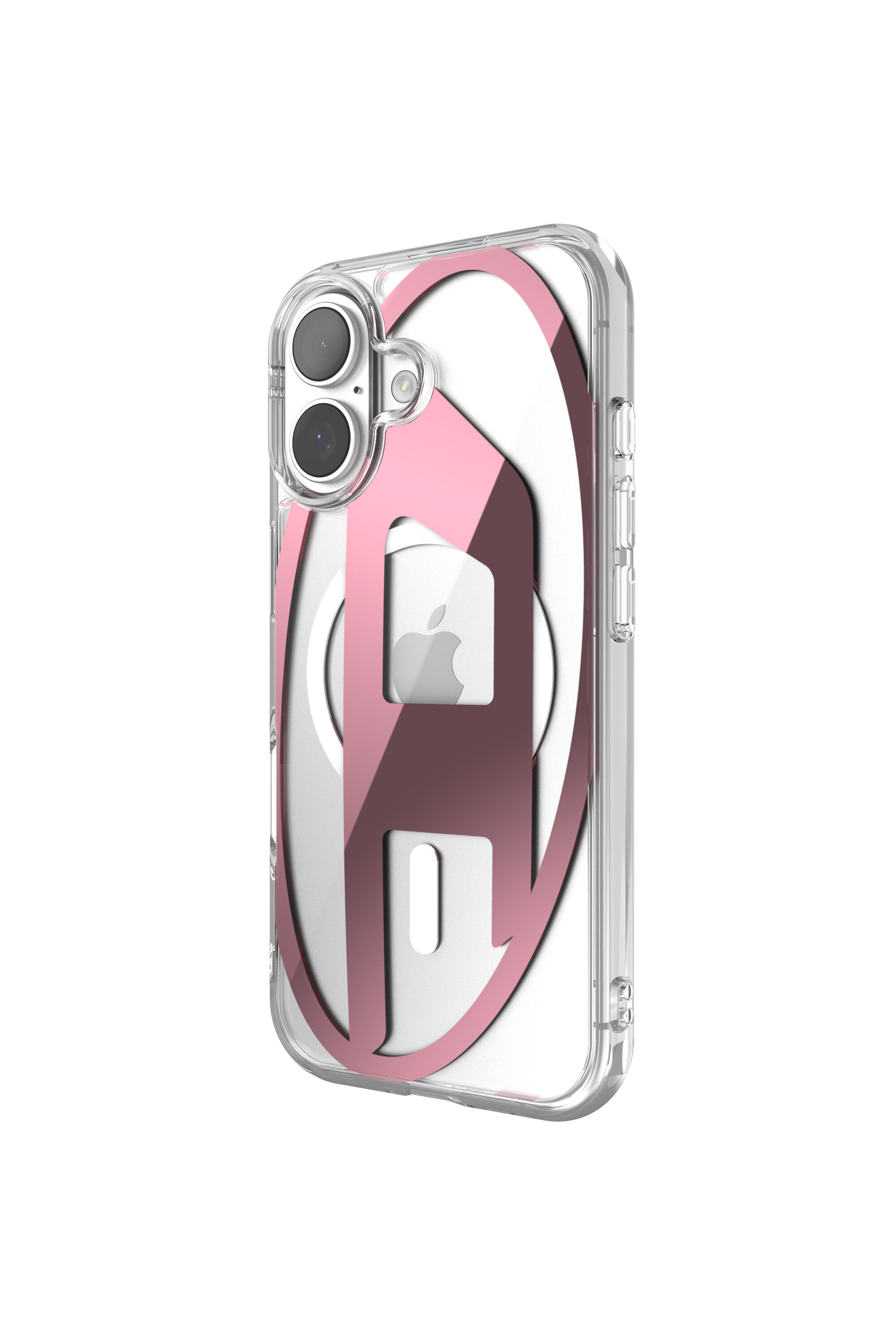 Diesel - 60419 AOP CASE, Étui métallique Oval D avec Magsafe pour iPhone 17 Mixte in Rose - 4
