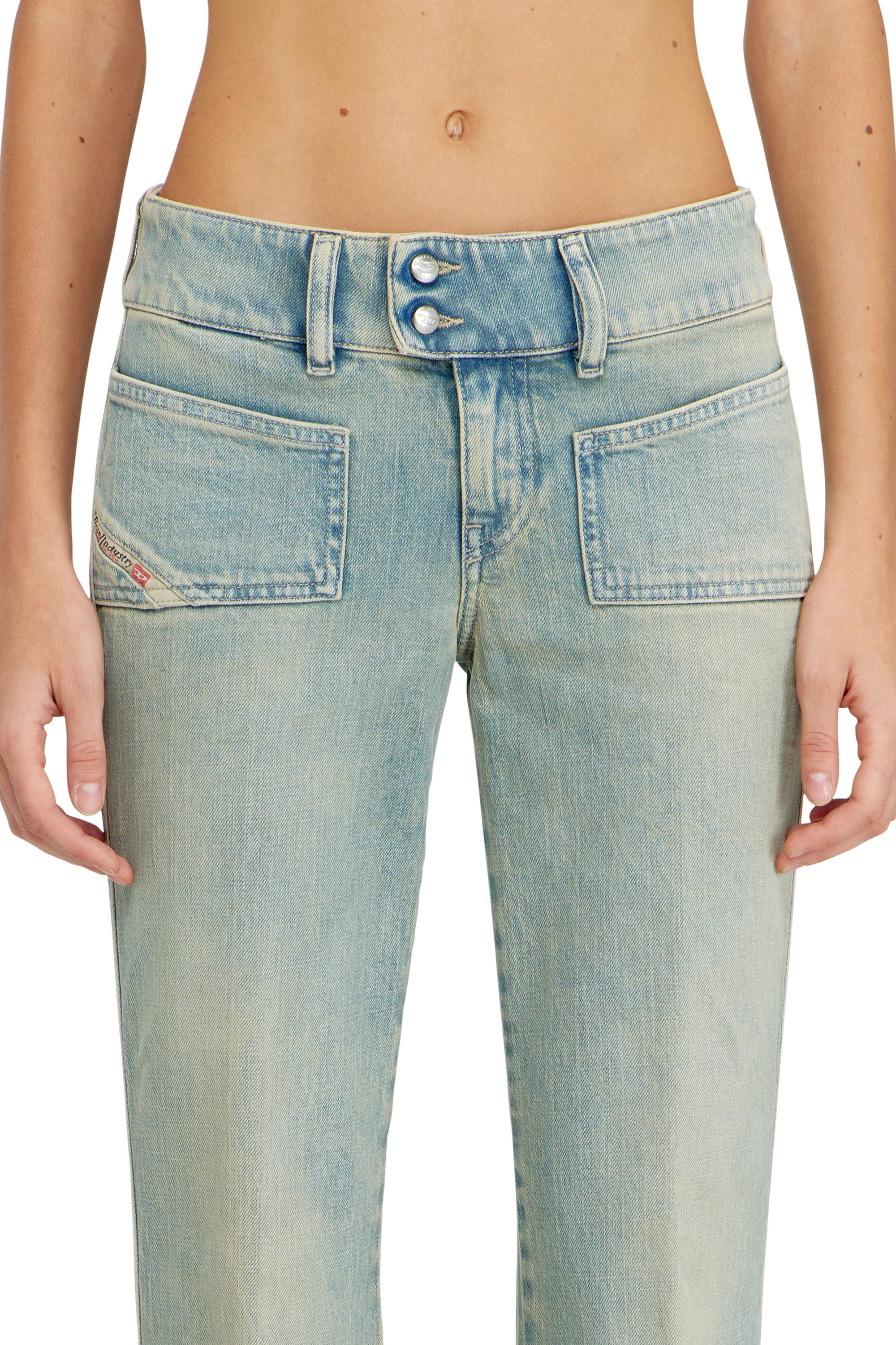 Diesel - Bootcut Jeans D-Hush 09N33 Femme, Bleu moyen - Image 5