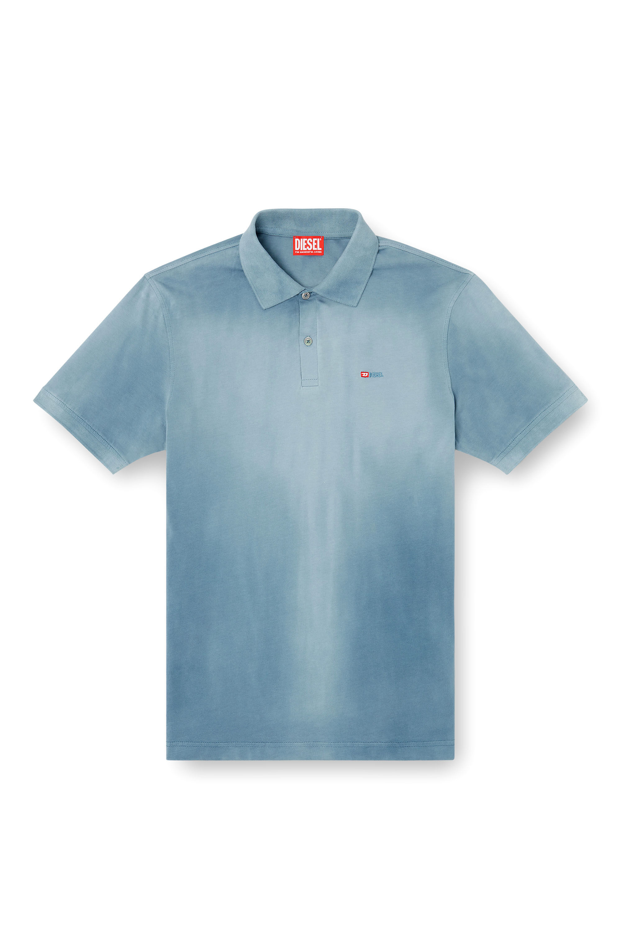 Diesel - T-REJUST-R3, Polo en jersey avec logo brodé Homme in Bleu - 2