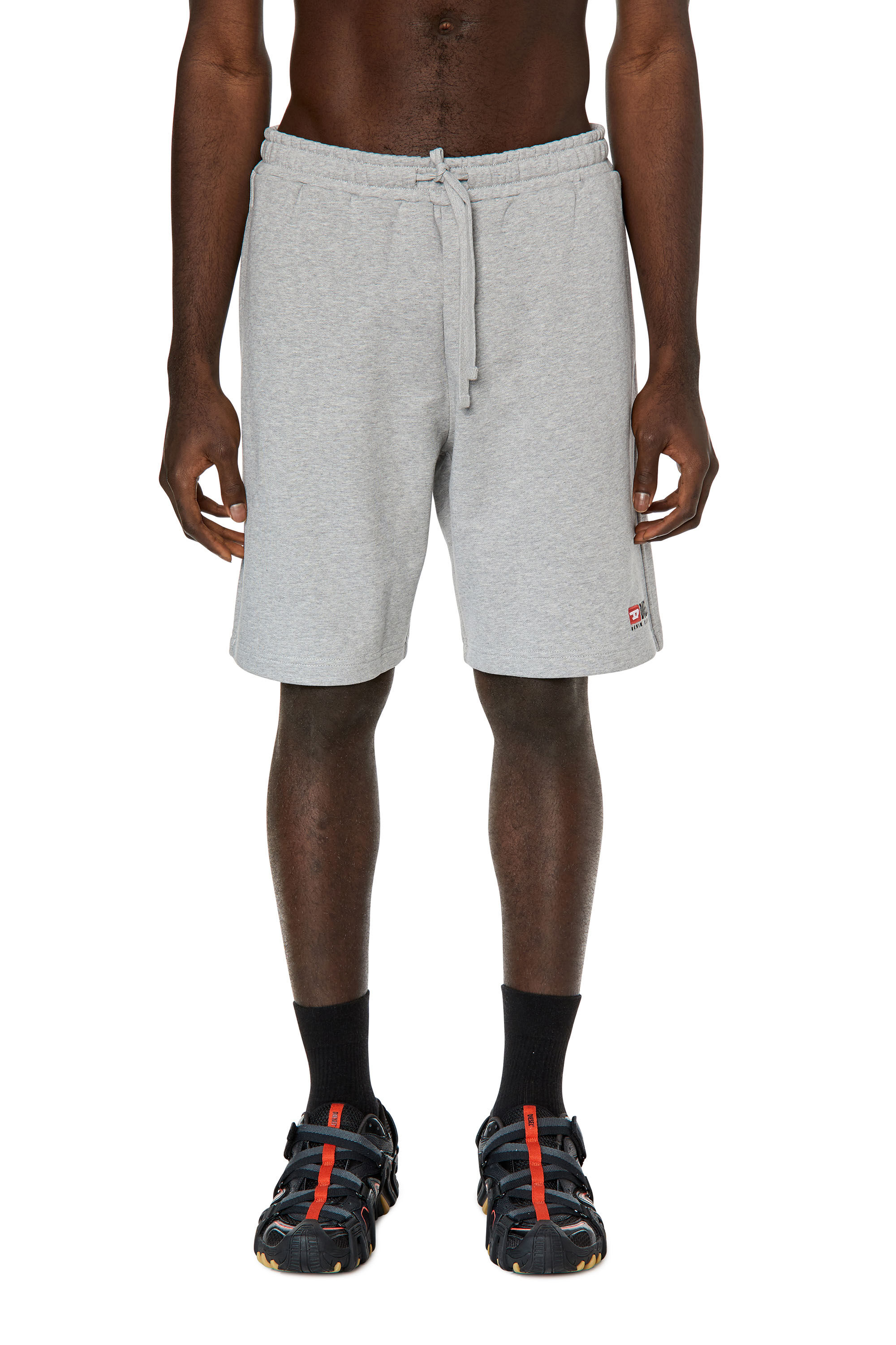 P-CROWN-DIV Man: Sweat shorts with embroidered logo | Diesel