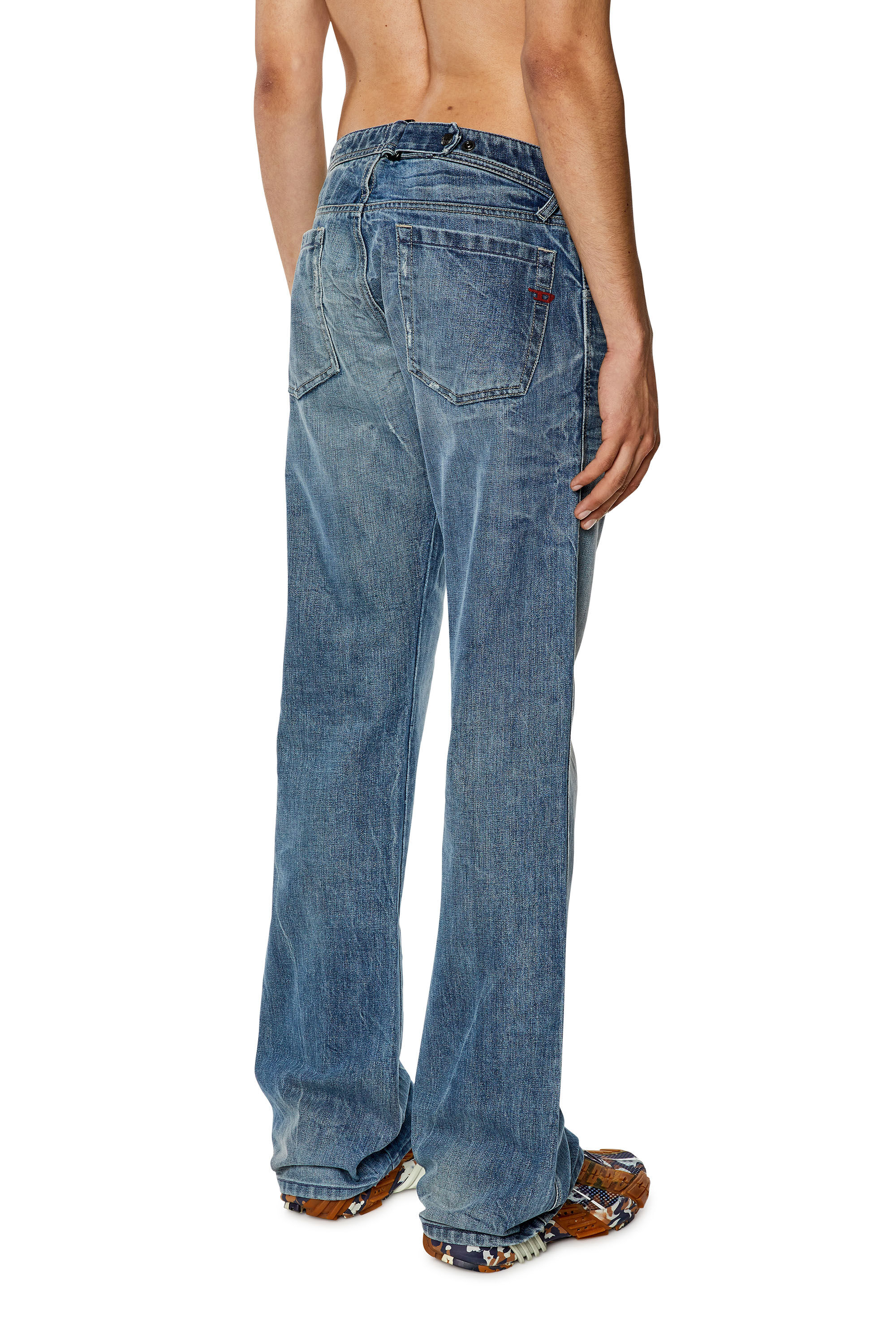 Diesel - Bootcut Jeans D-Backler 09I01, Medium blue - Image 4