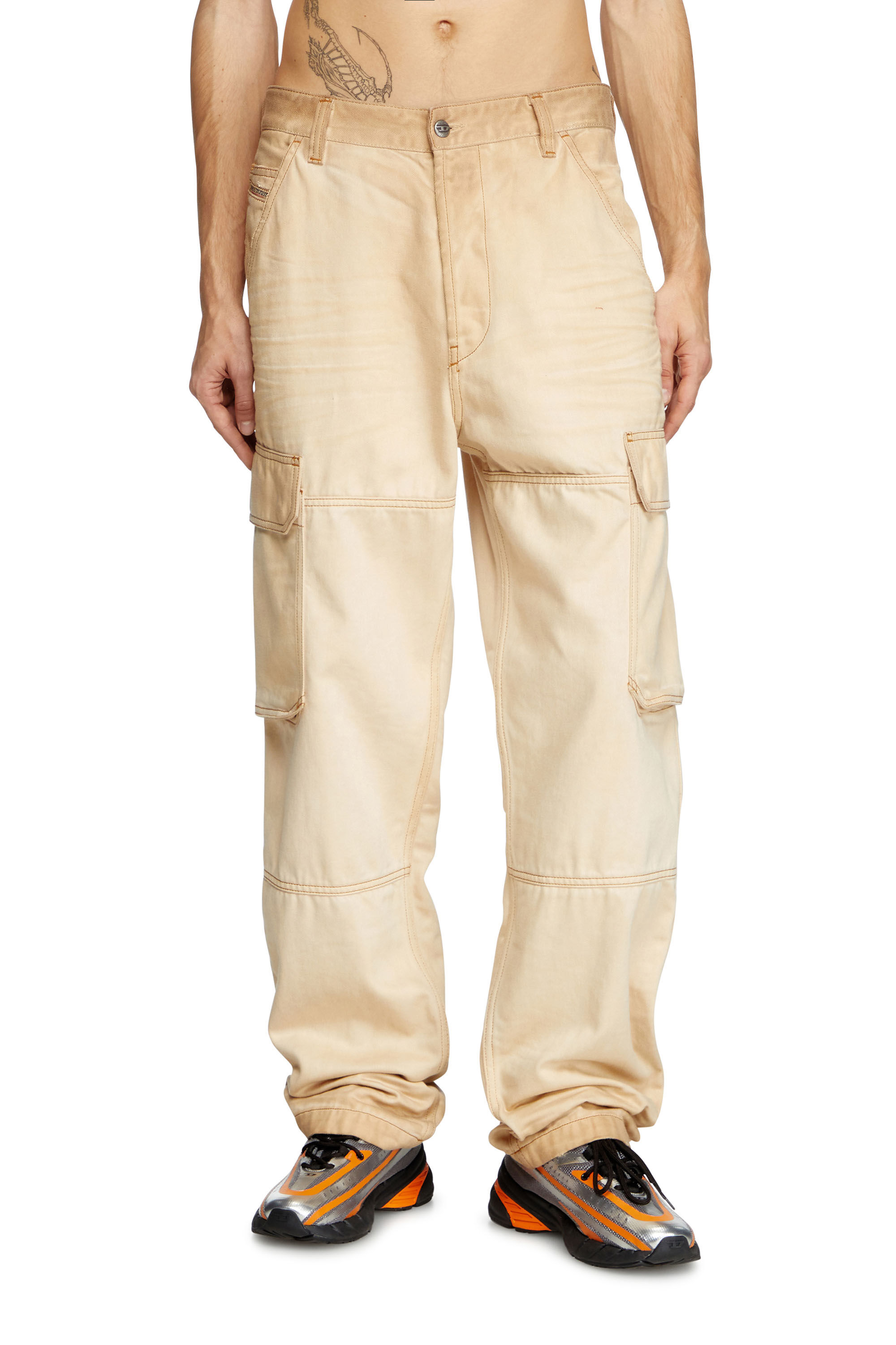 Diesel - Regular Jeans D-Uty 09L26 Homme, Beige - Image 3