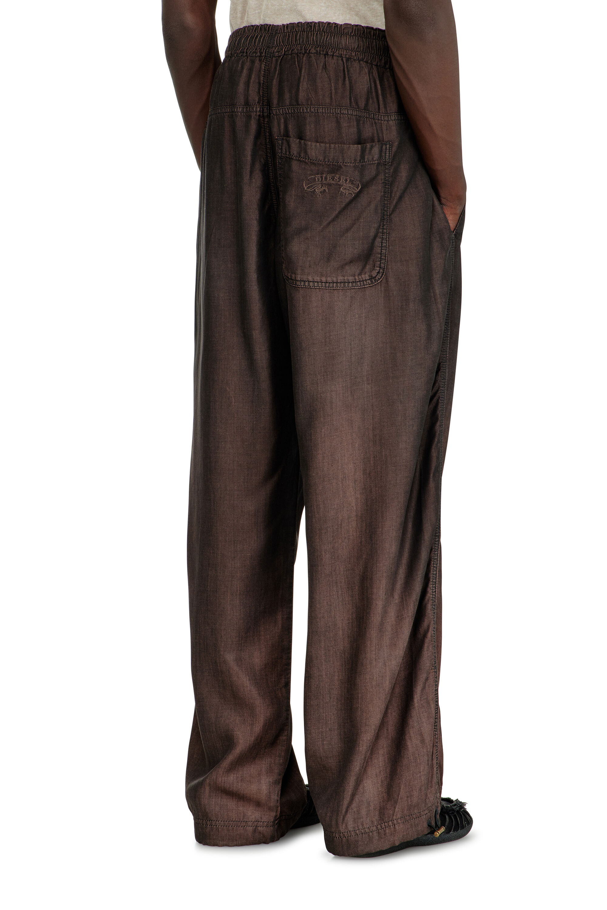 Diesel - Relaxed Jeans D-Roder 068YF Mixte, Marron Fonc&eacute; - Image 3