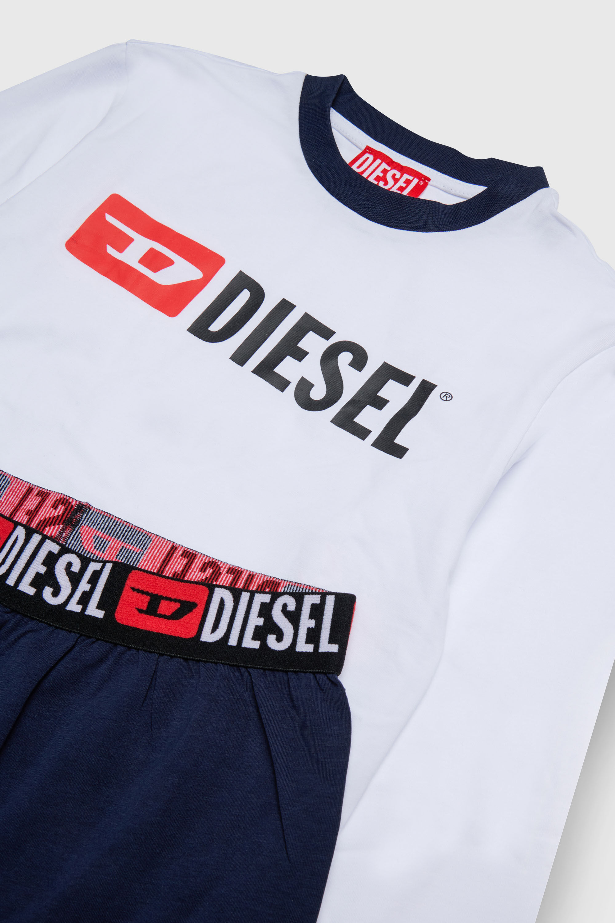 Diesel - UNIV, Pyjama en coton stretch Homme in Polychrome - 3