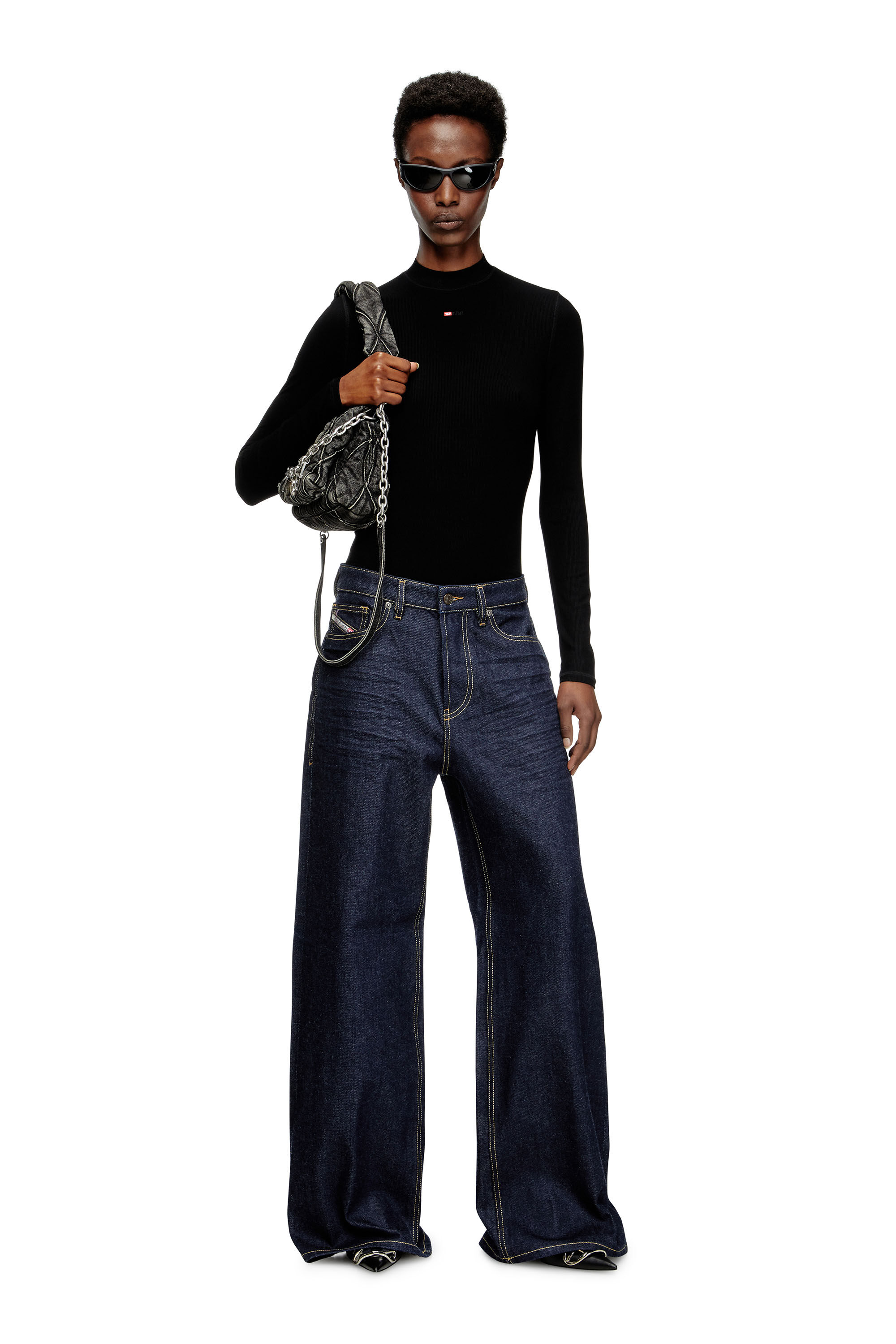 Diesel - Relaxed Jeans 1996 D-Sire 0GRDV Femme, Bleu Foncé - Image 1