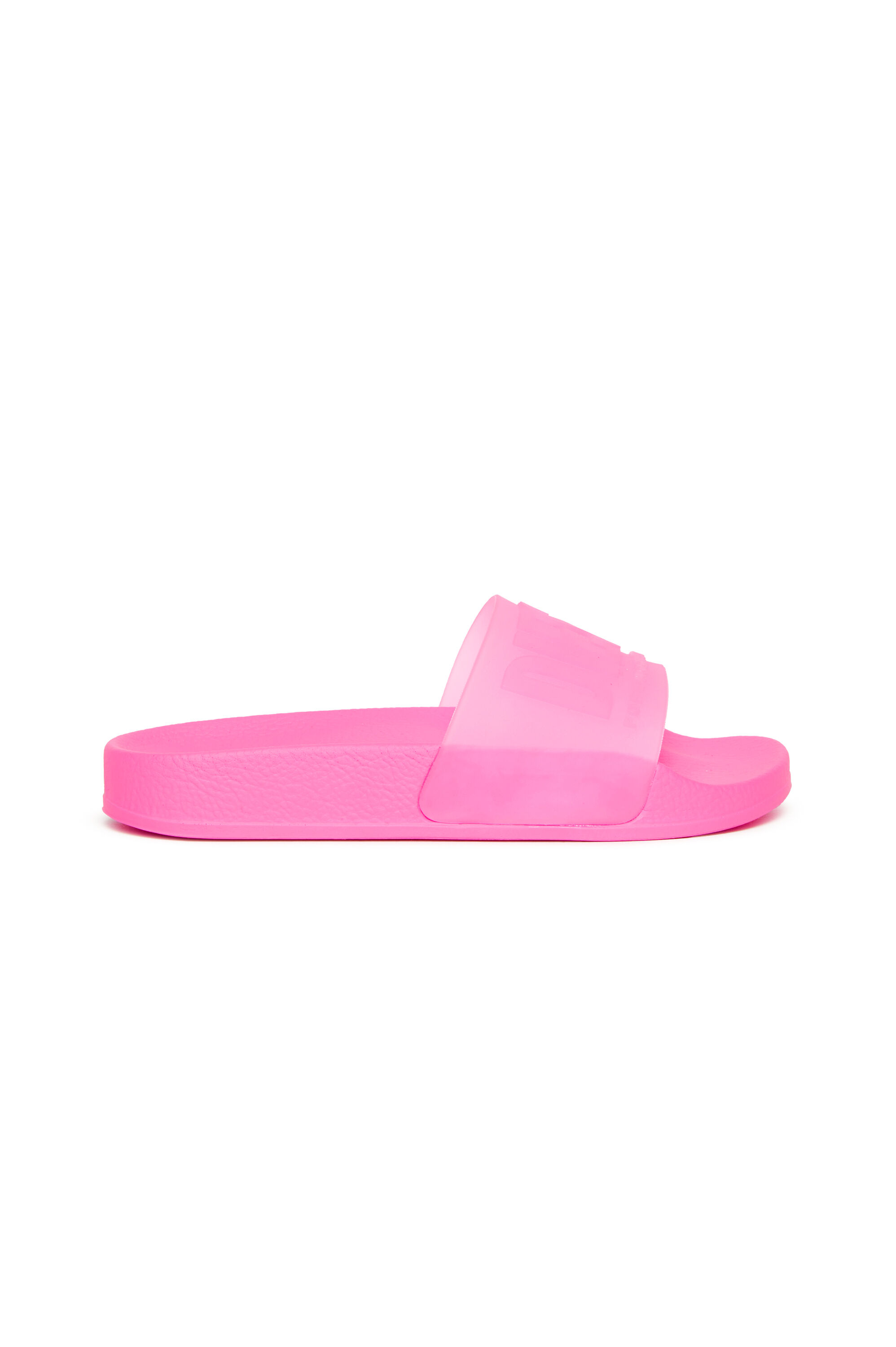 Diesel - SA-MAYEMI CC, Claquettes de piscine en caoutchouc semi-transparentes Mixte in Rose - 1