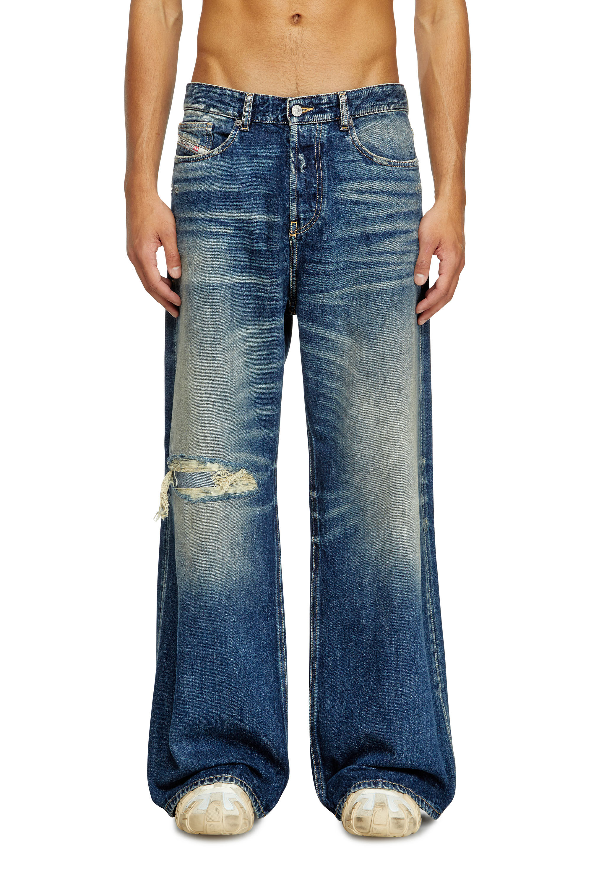 Men's Relaxed Jeans | Dark Blue | Diesel D-Rise