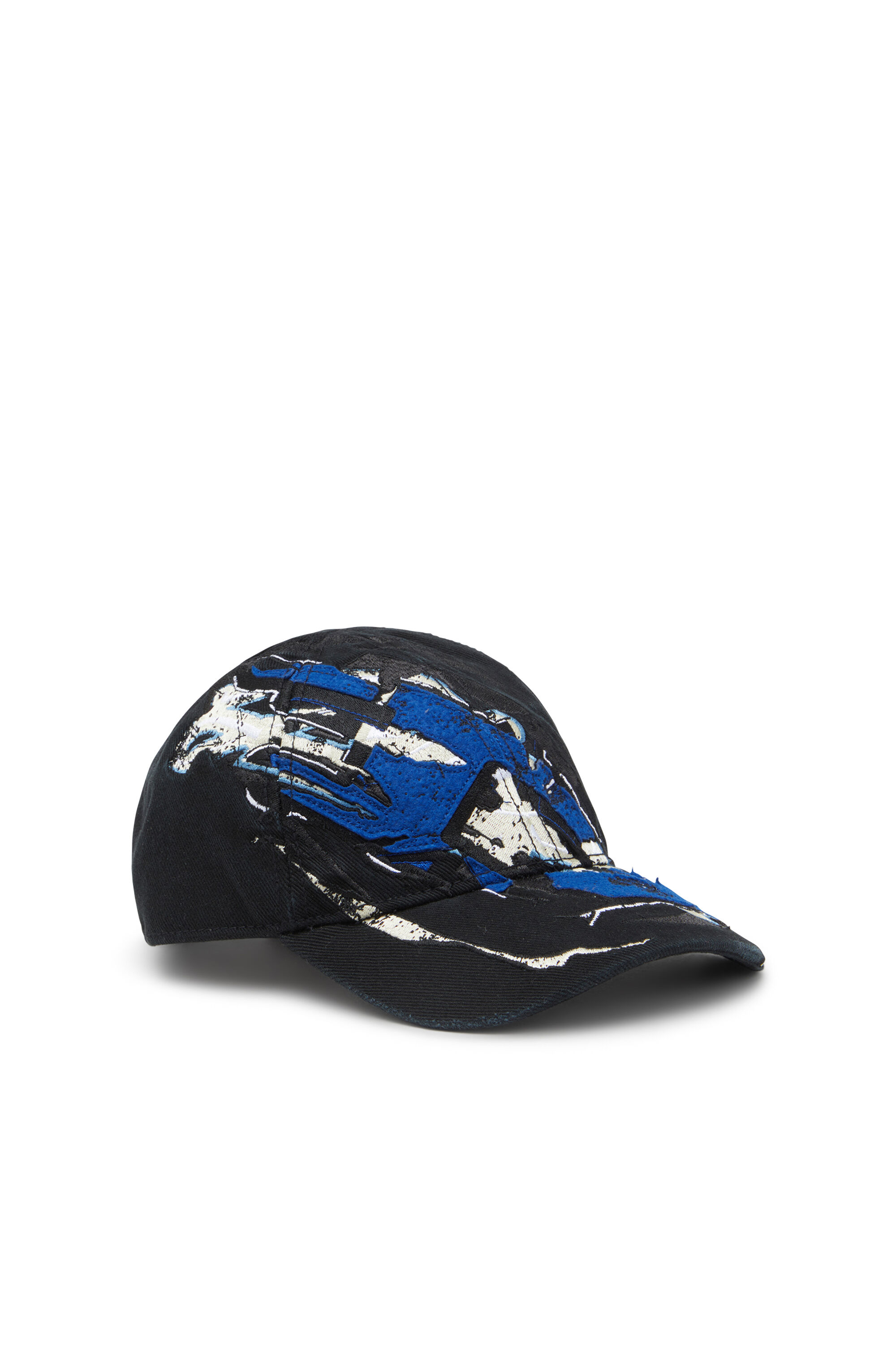 Diesel - C-EIFFEL, Casquette de baseball avec Oval D audacieux Homme in Polychrome - 1