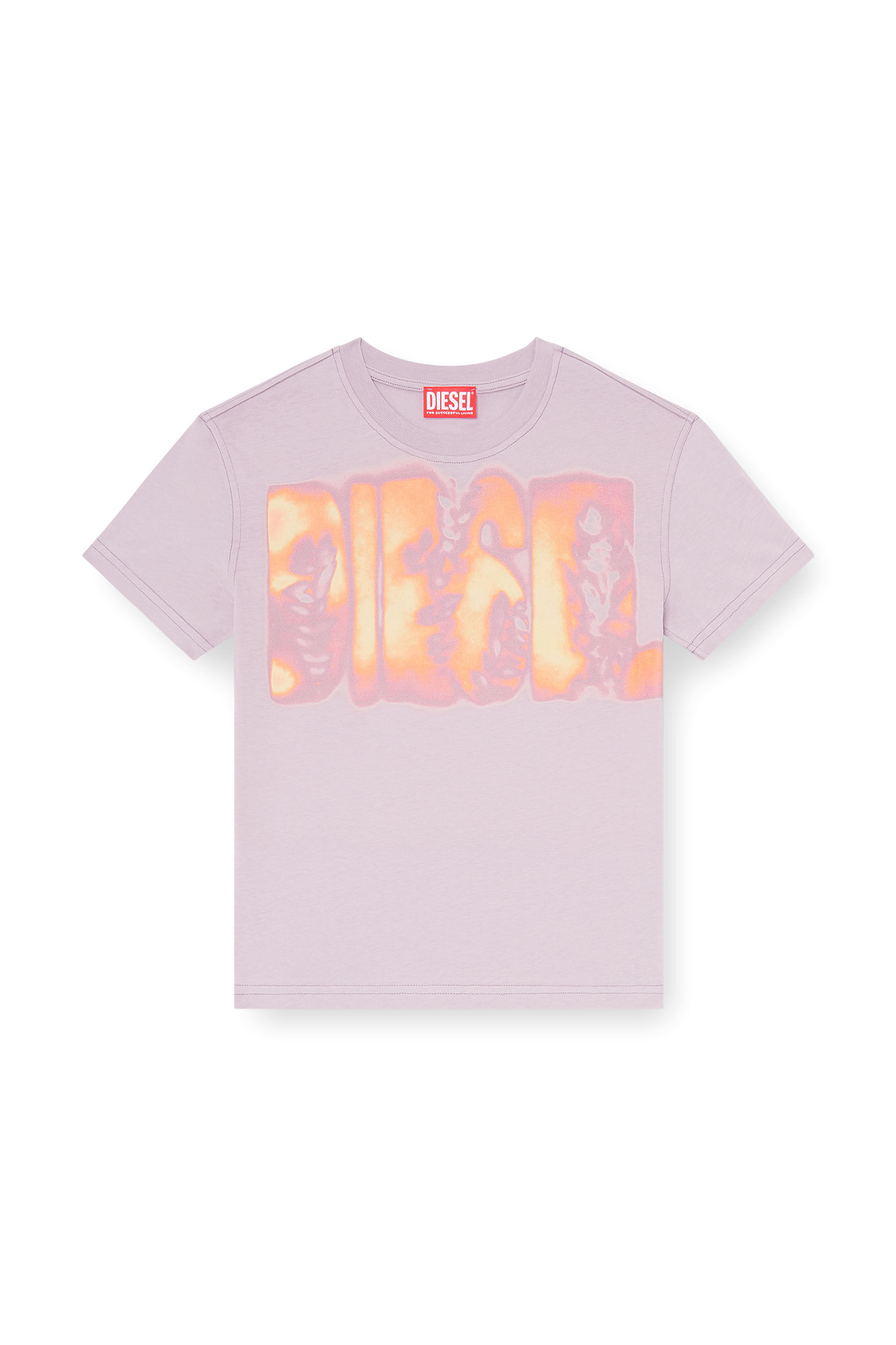 Diesel - T-ILA-AA3, T-shirt ajust&eacute;e en jersey avec imprim&eacute; graphique Femme in ToBeDefined - 2