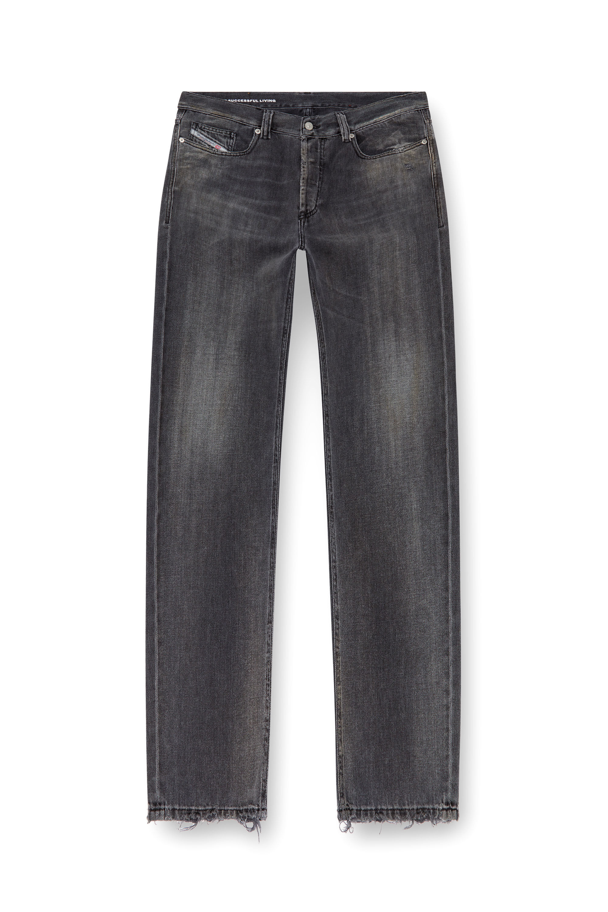 Diesel - Homme Straight Jeans 2010 D-Macs 09K14, Noir/Gris foncé - Image 2