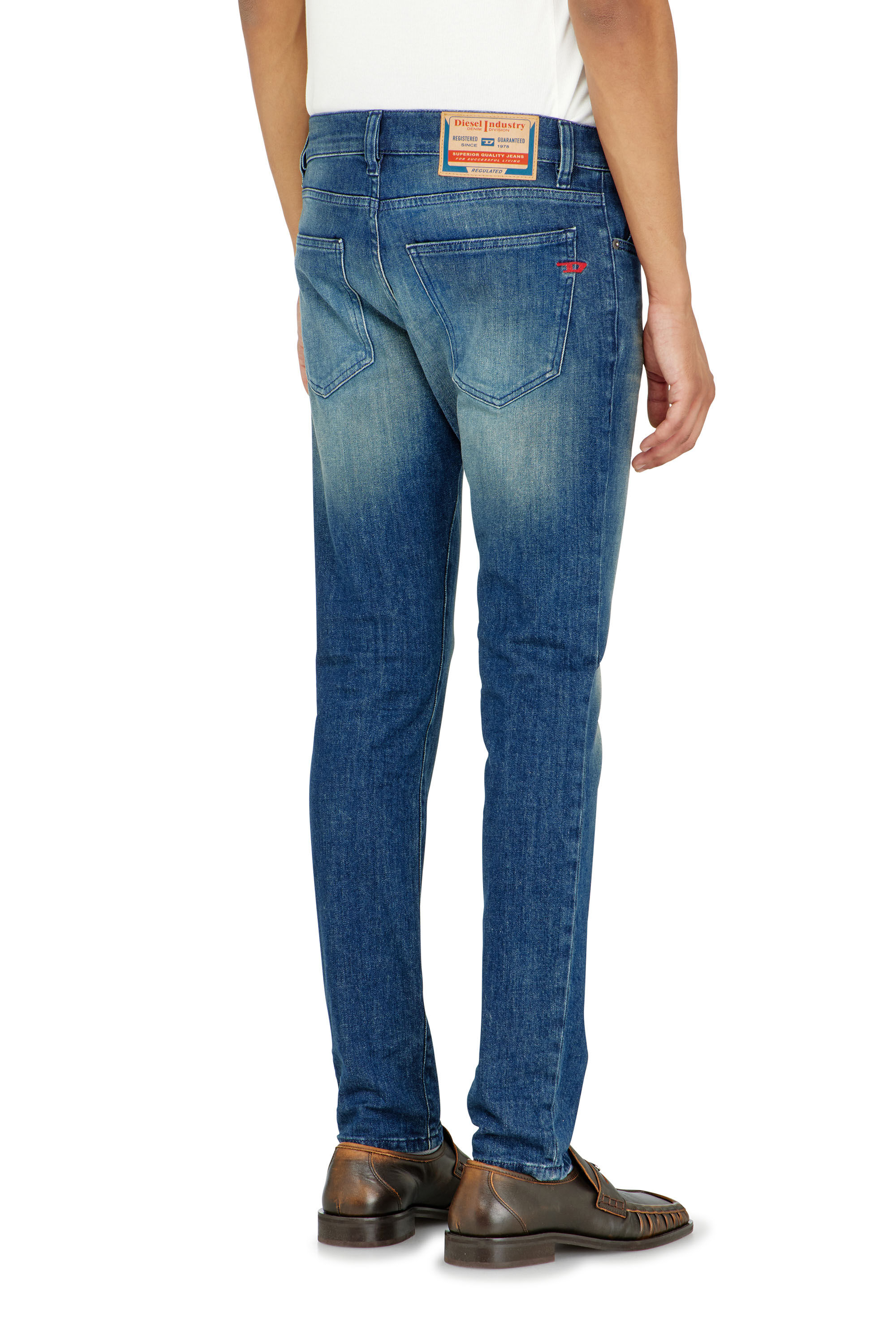 Diesel - Slim Jeans 2019 D-Strukt 0KBBR Homme, Bleu Fonc&eacute; - Image 5