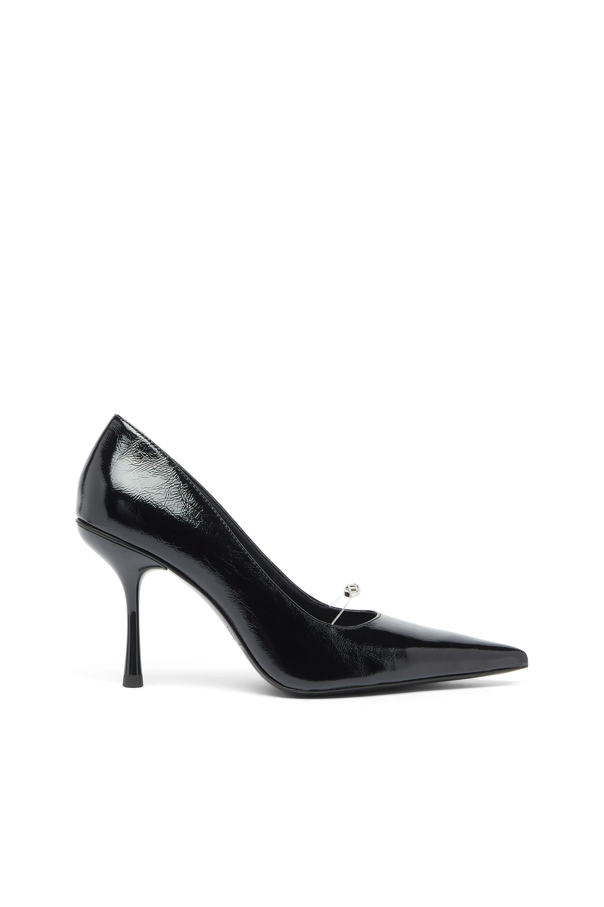 Diesel - D-JEWELS 90 P, D-Ten&Half - Escarpins en cuir naplak Femme in Noir - 1