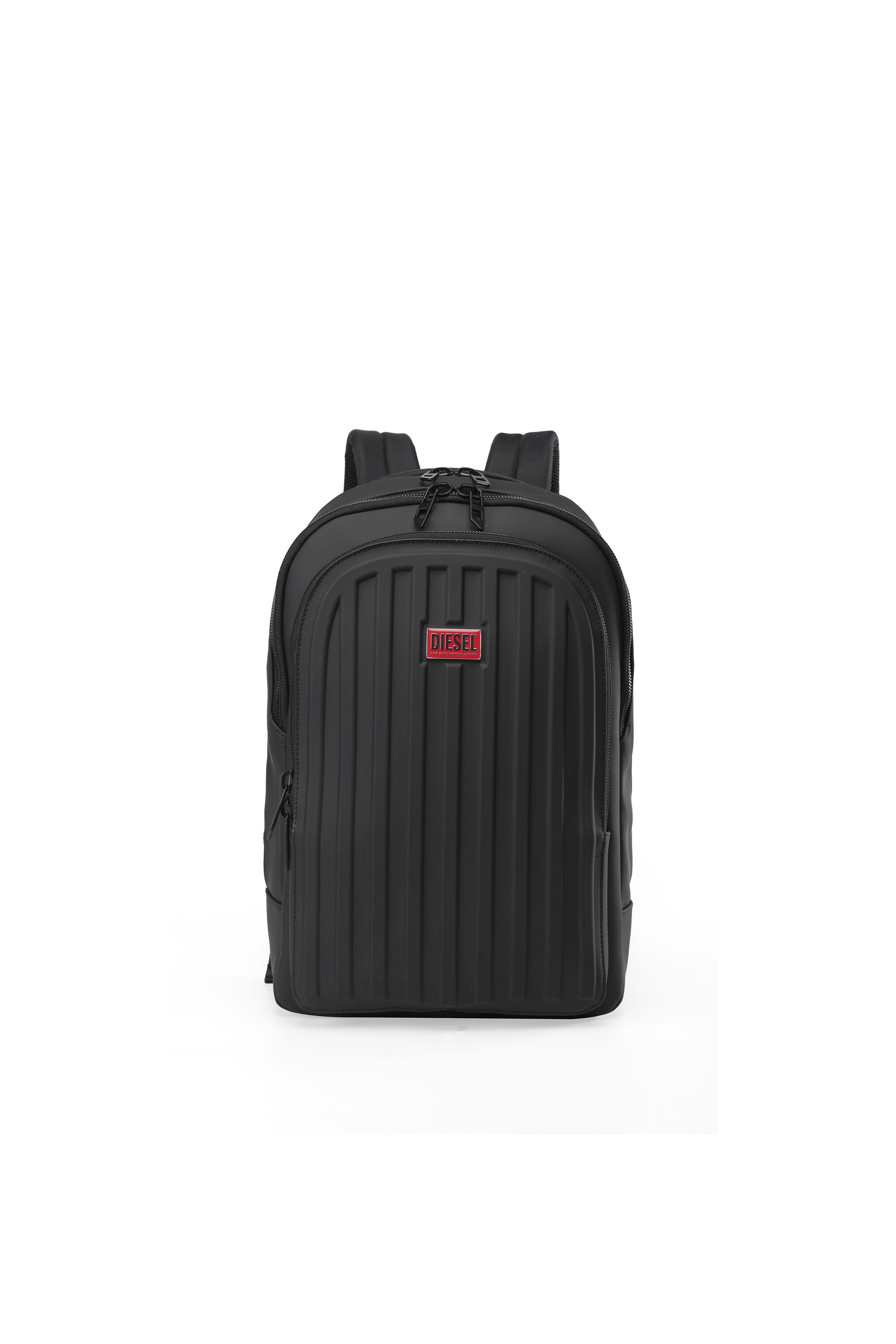 Diesel - DIESEL ALUMINUM BACKPACK DSB003, Sac &agrave; dos d'affaires fonctionnel Mixte in Noir - 1