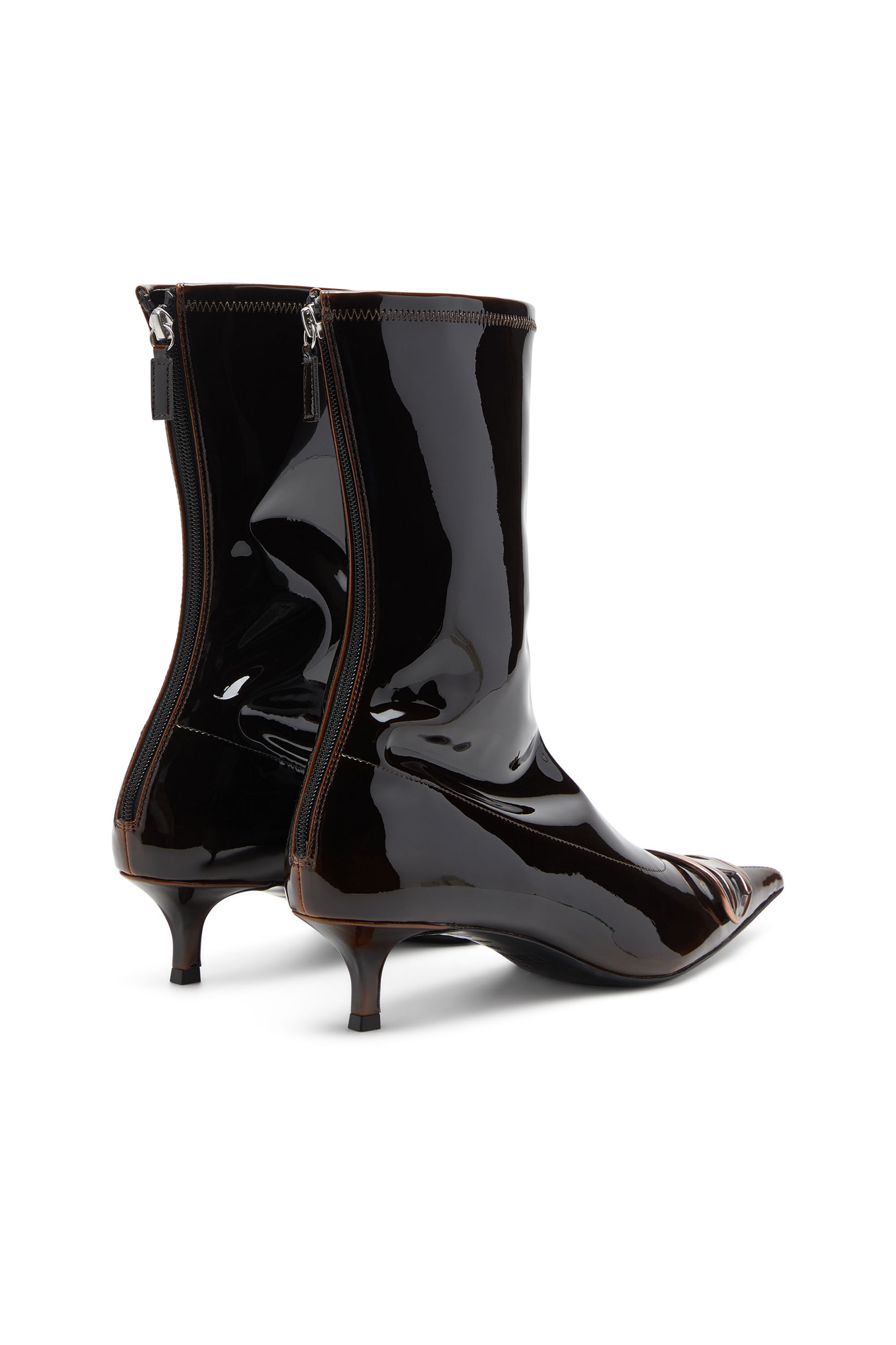 Diesel - D-VENUS KITTIE BT, D-Venus-Bottines en PU liquide Femme in Polychrome - 3