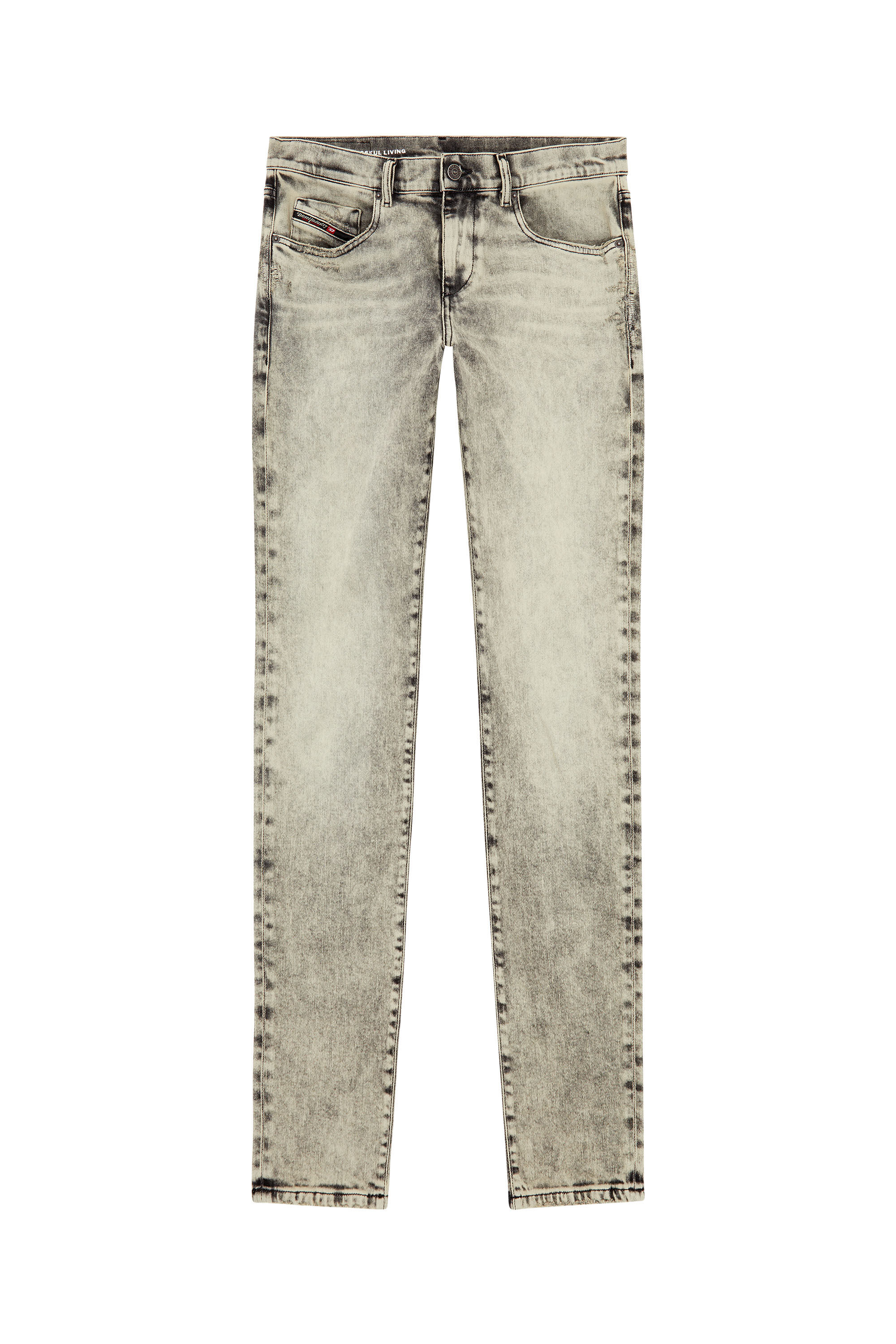 Diesel - Homme Slim Jeans 2019 D-Strukt 09H56, Gris - Image 2