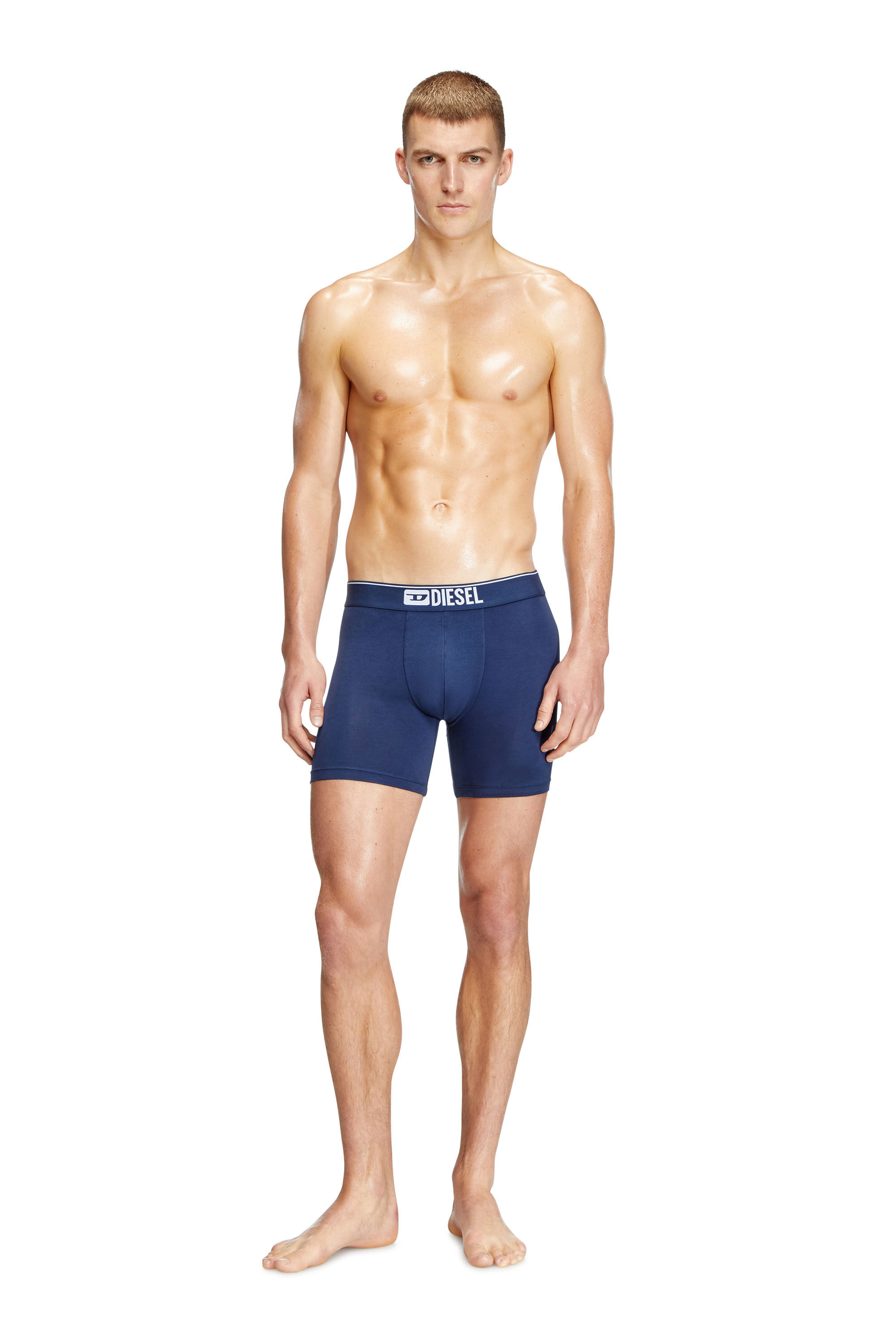 Diesel - MAX-3PACK, Lot de trois boxer en coton stretch Homme in Polychrome - 1