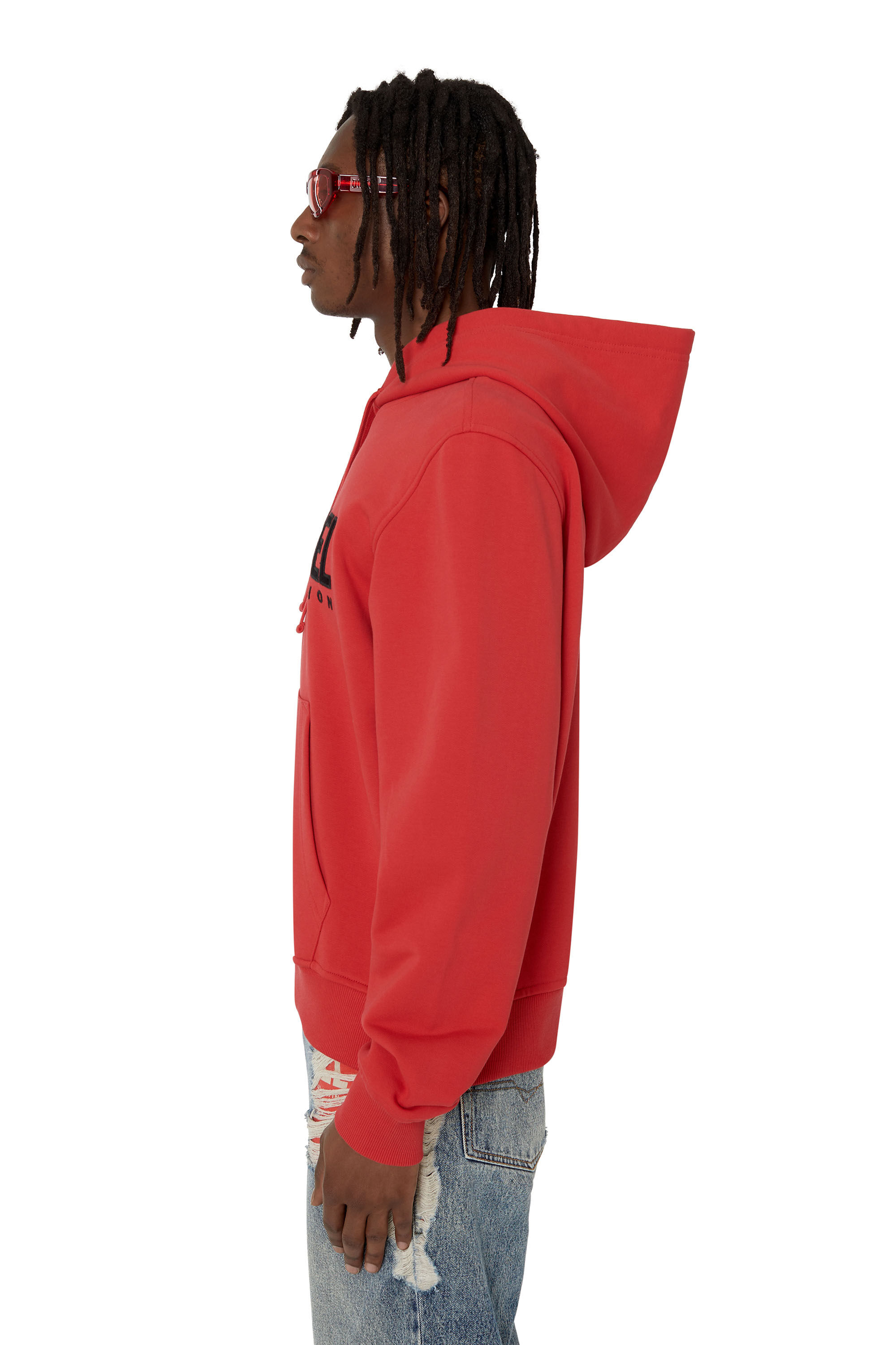 Diesel - S-GINN-HOOD-DIV, Red - Image 5