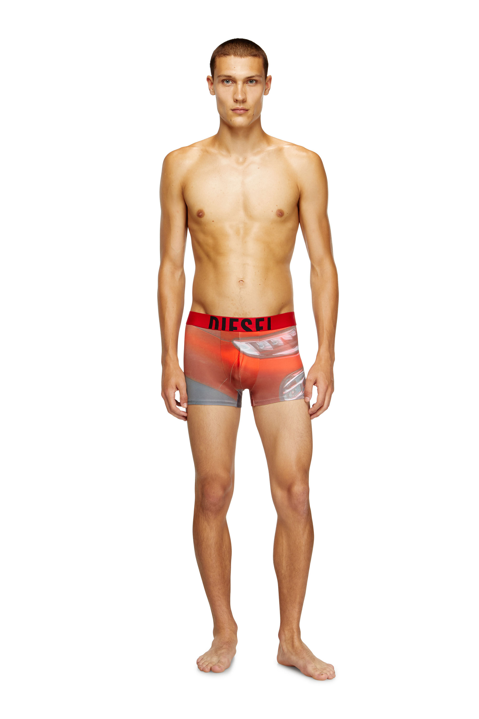 Diesel - DAMIEN-D-POP-40, Boxer à imprimé Pop Homme in Rouge - 3
