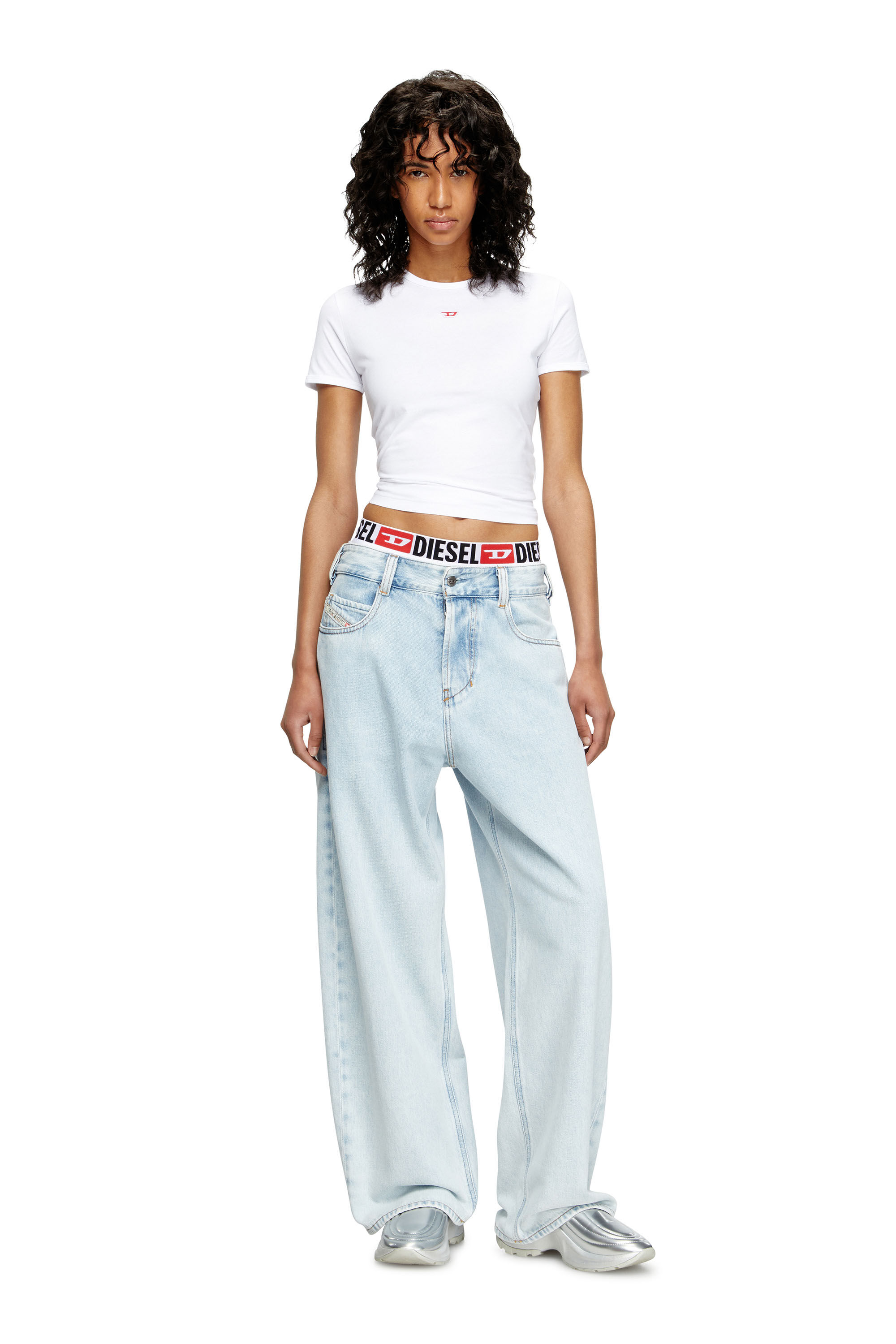 Women's Relaxed Jeans | Light Blue | Diesel 1997 D-Enim