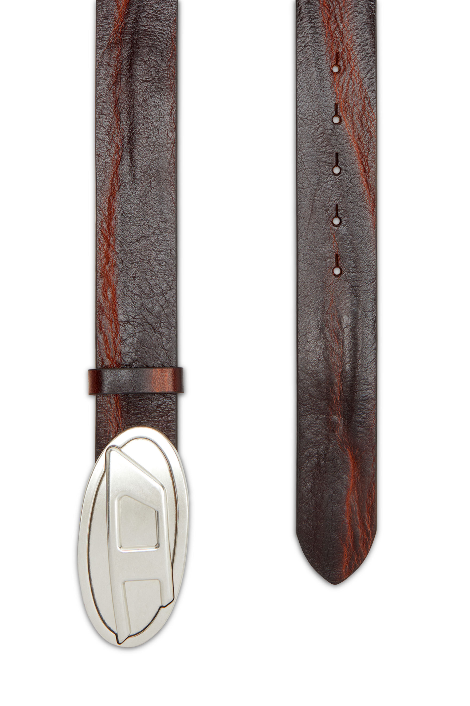 Diesel - B-1DR 2.0, Ceinture de 4 cm en cuir ciré Homme in ToBeDefined - 2