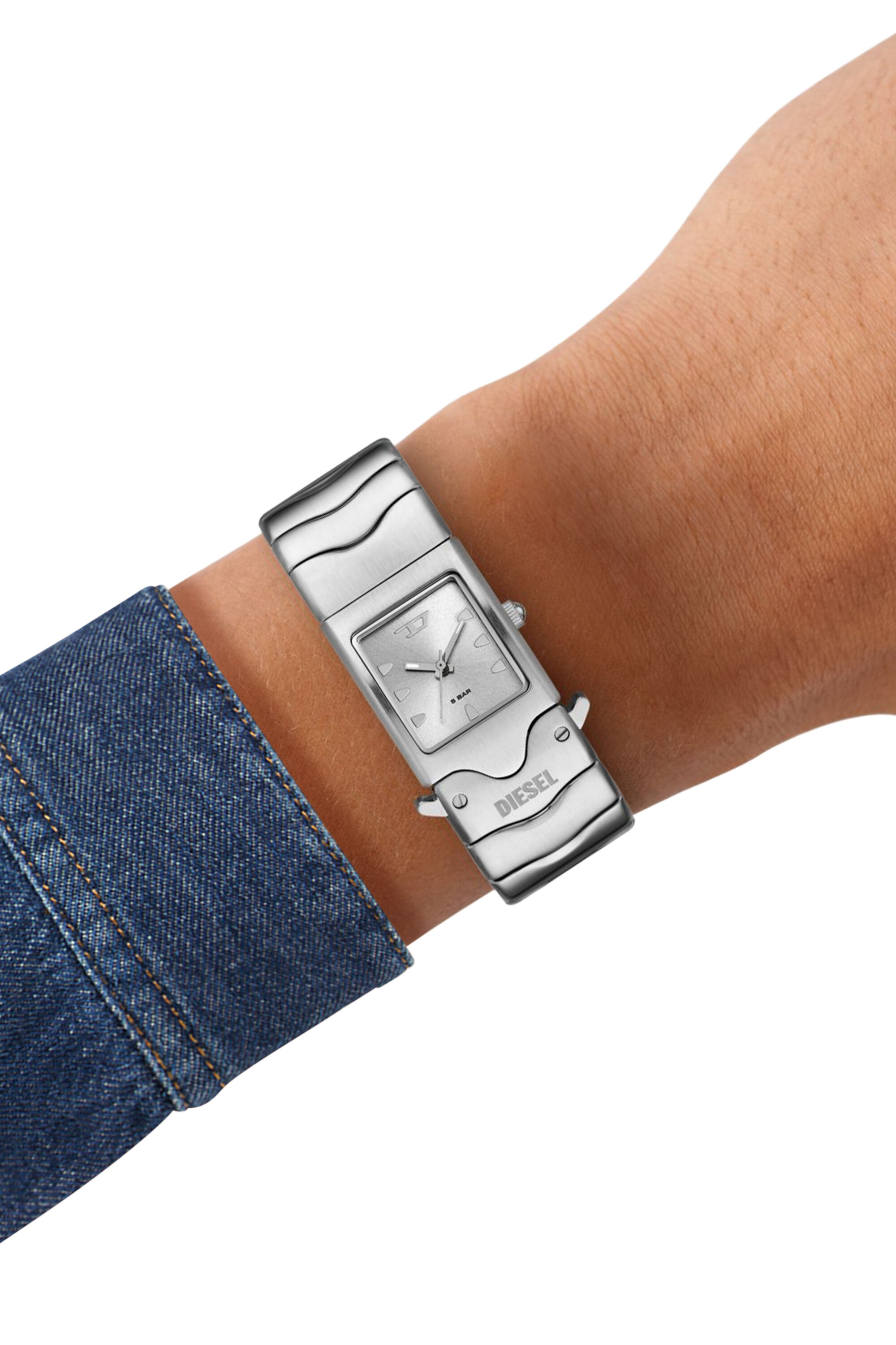 Diesel - DZ2222, Diesel Closer Three-Hand Stainless Steel Watch Mixte in Gris argenté - 5