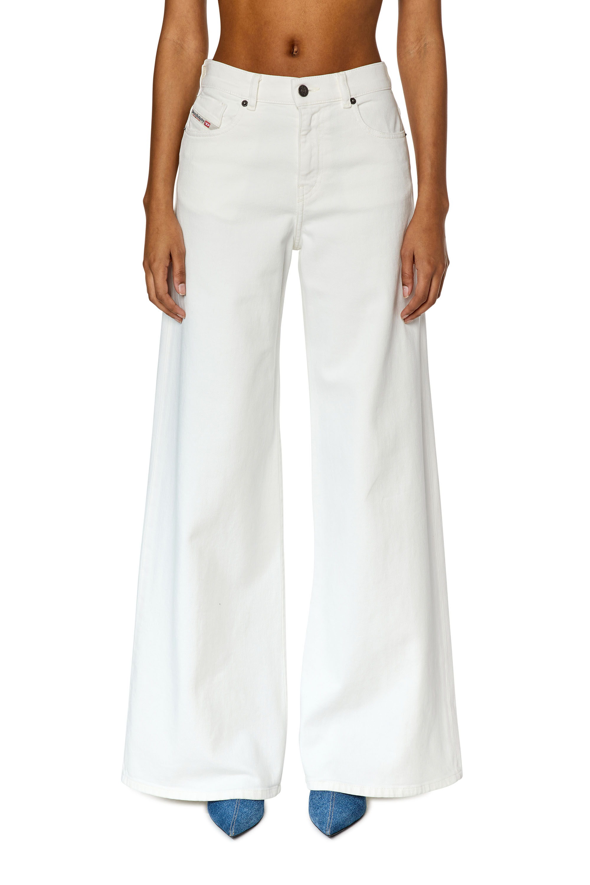 Diesel - 1978 D-Akemi 09D63 Bootcut and Flare Jeans, White - Image 3