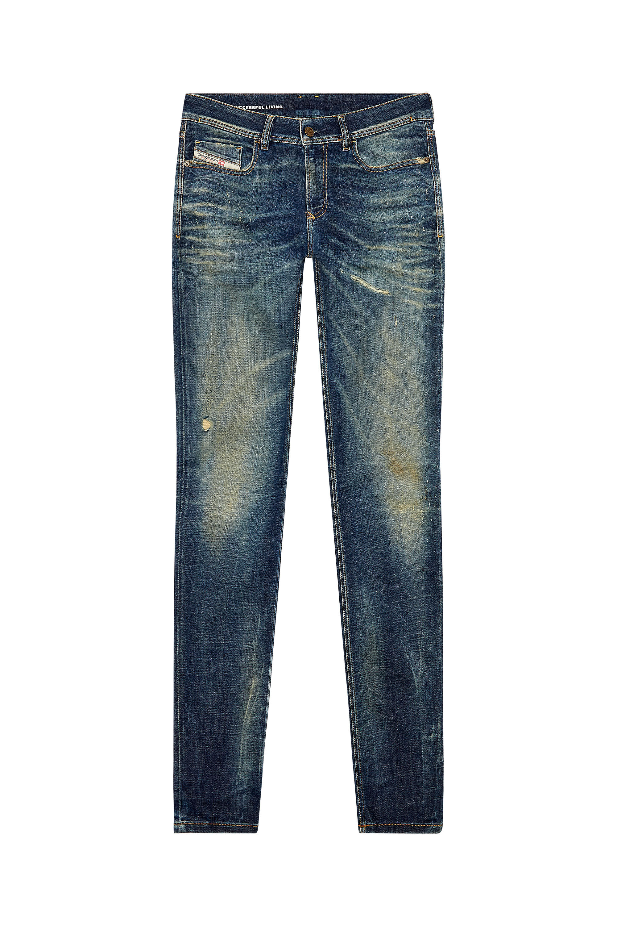 Diesel - Homme Skinny Jeans 1979 Sleenker 09H77, Bleu Foncé - Image 2