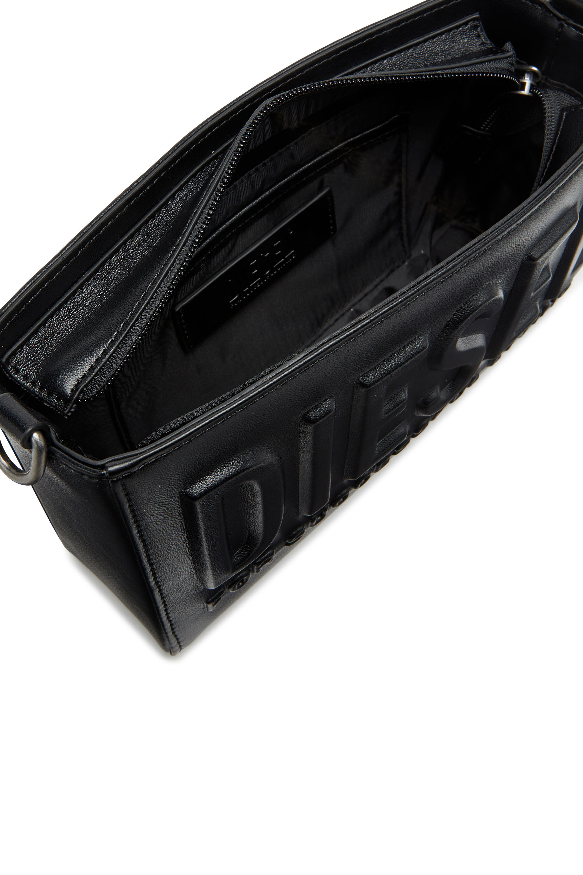 *Diesel* DSL 3D ロゴ エンボス カメラバッグ DSL 3D CAMERA BAG X Dsl 3D-Camera bag in brushed PU