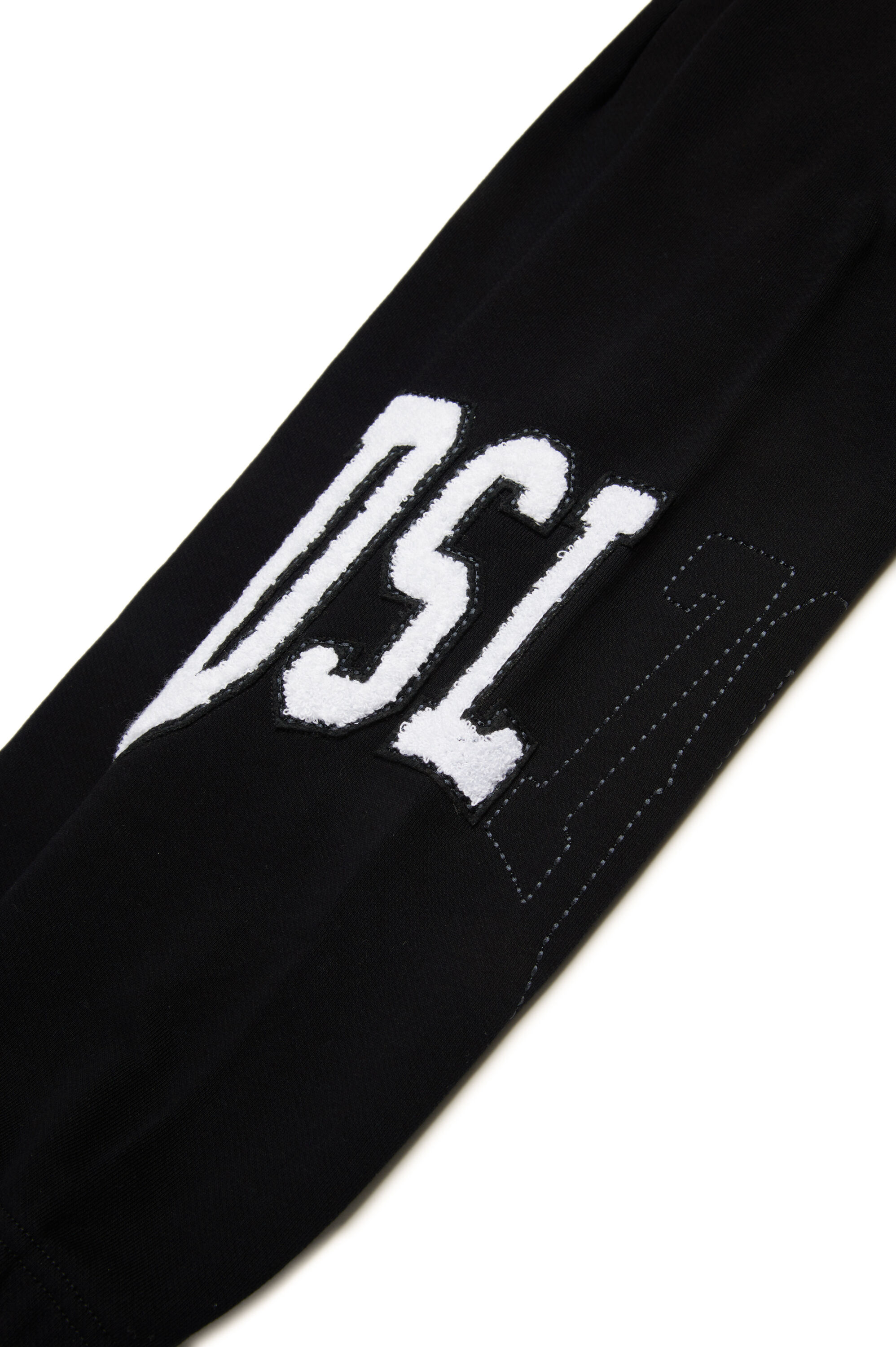 Diesel - PMARCHI, Pantalon de survêtement avec logo universitaire Homme in Noir - 4