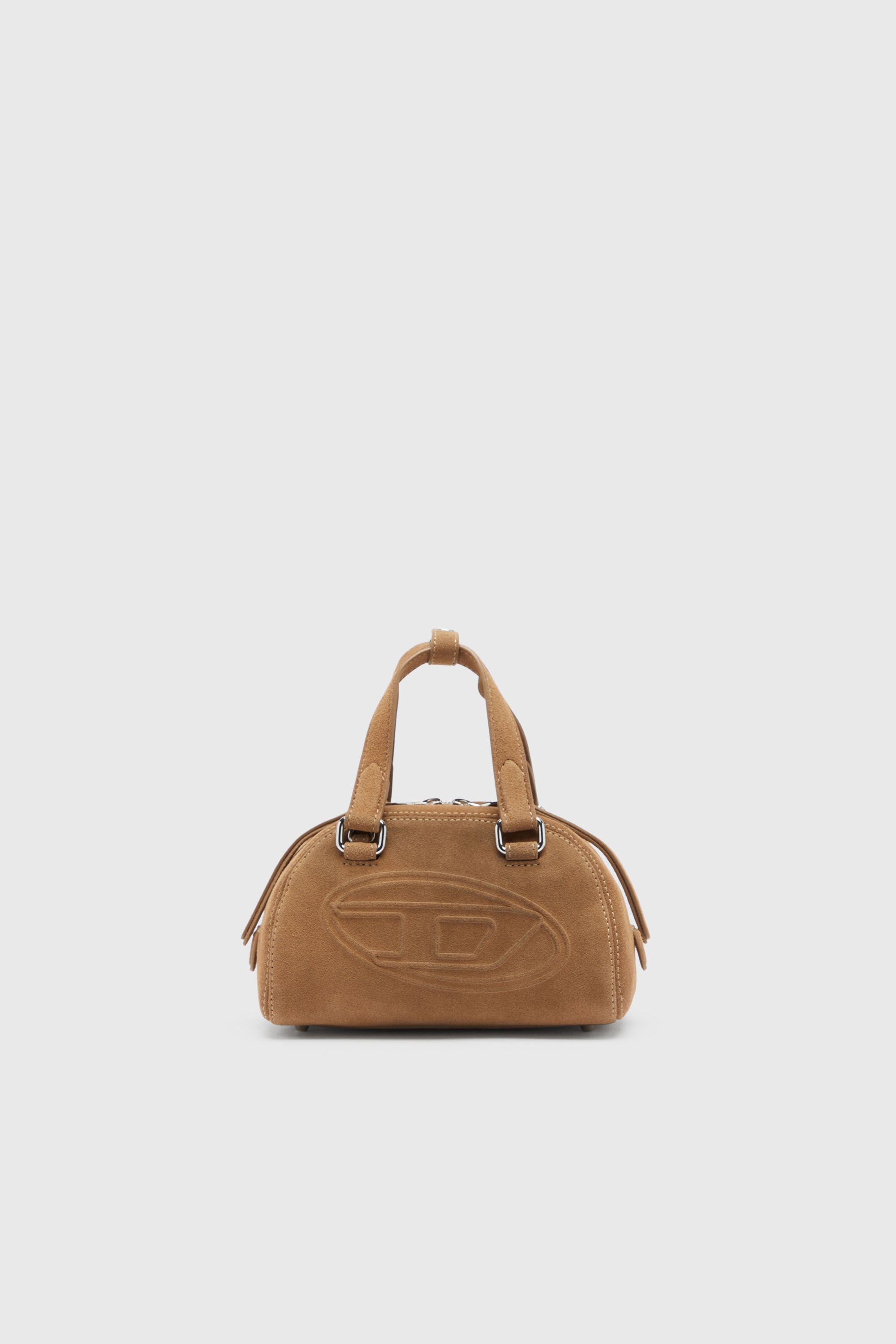 Diesel - 1DR DOME CROSSBODY, 1DR Dome-Petit sac bowling en daim Mixte in Beige - 2