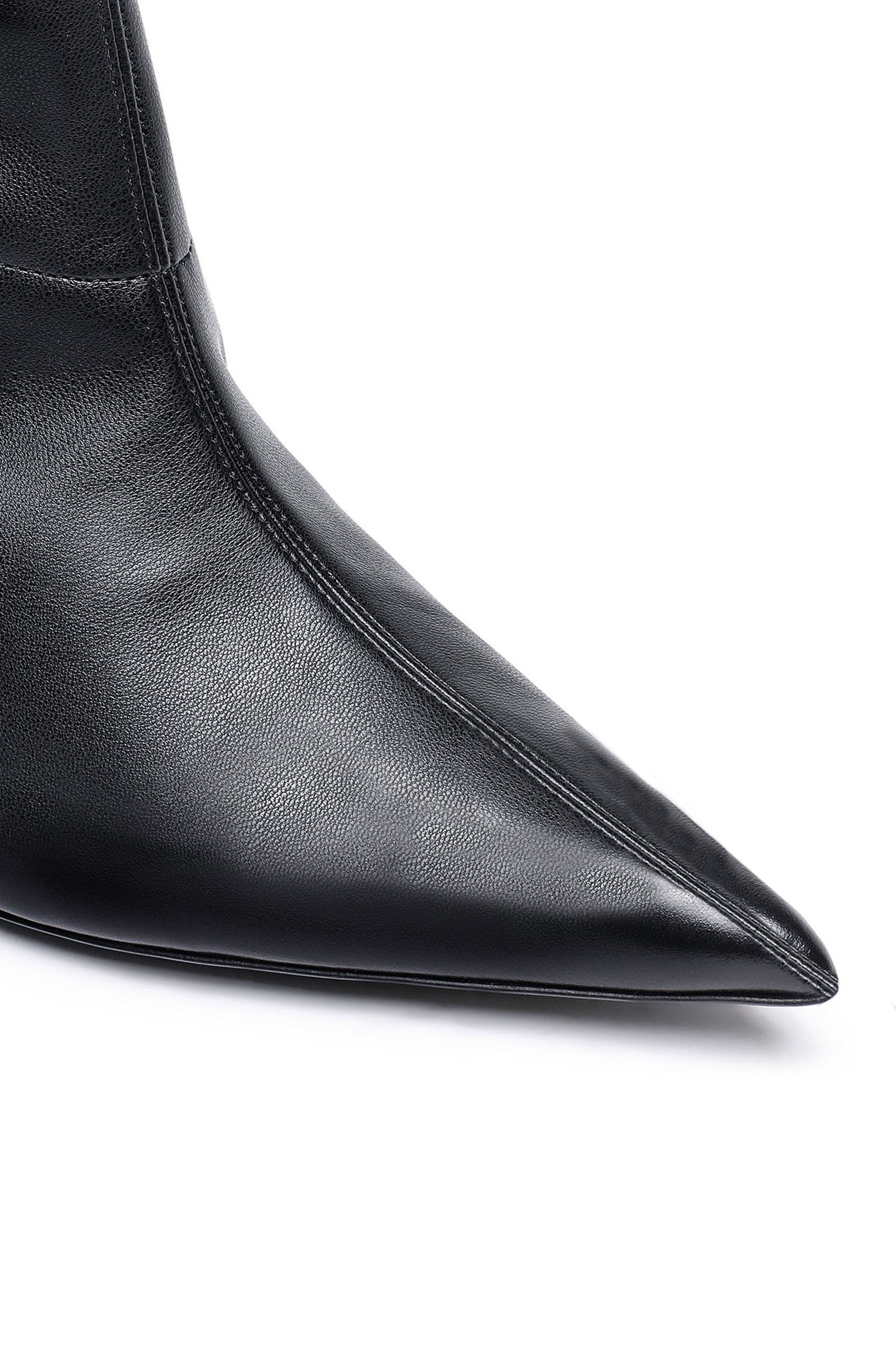 D-VENUS KBT Woman: Knee-high boots in coated stretch fabric | Diesel