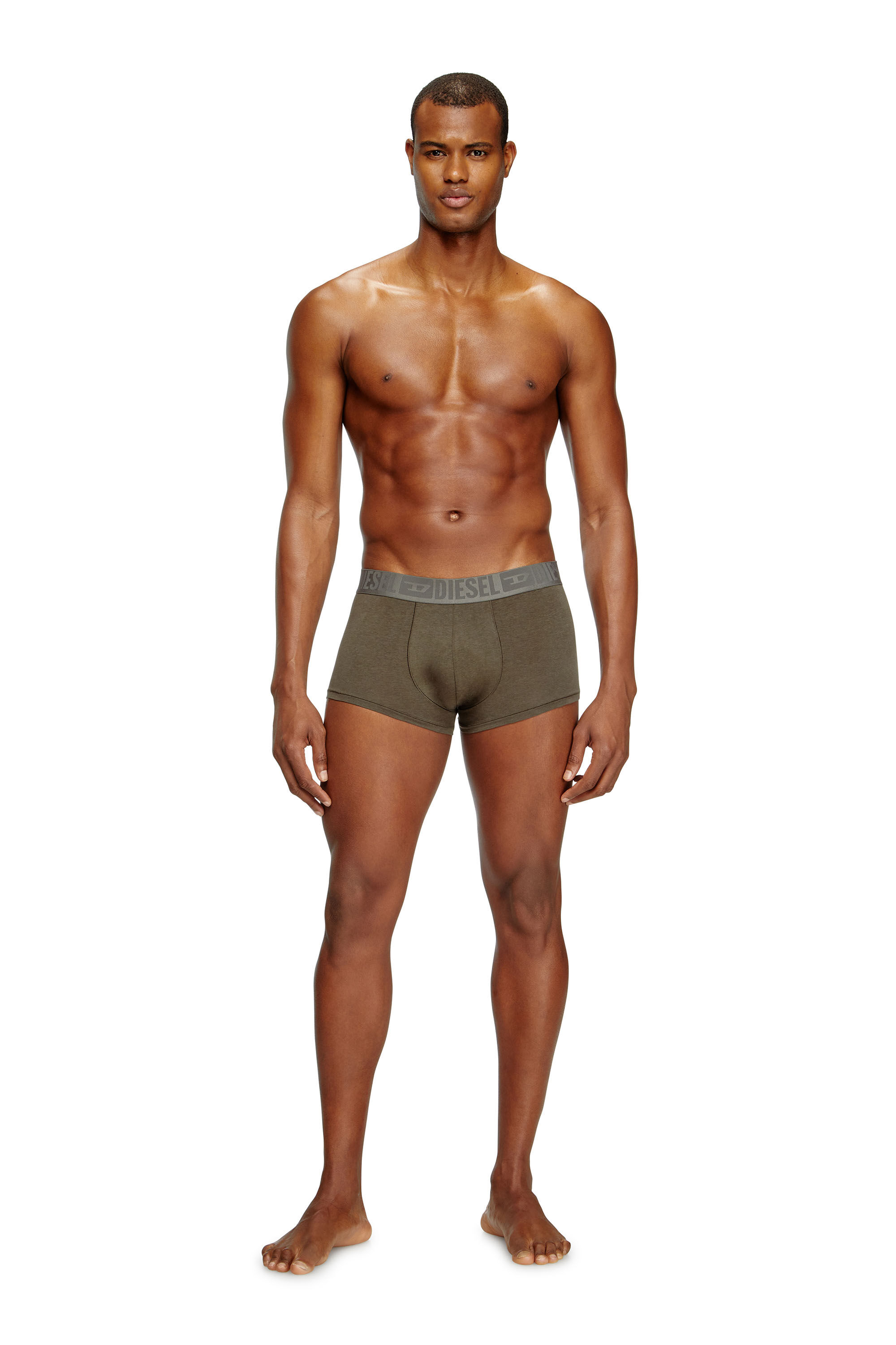 Diesel - BENJAMIN-D-MONO-3PACK, Lot de trois boxers unis Homme in Polychrome - 1