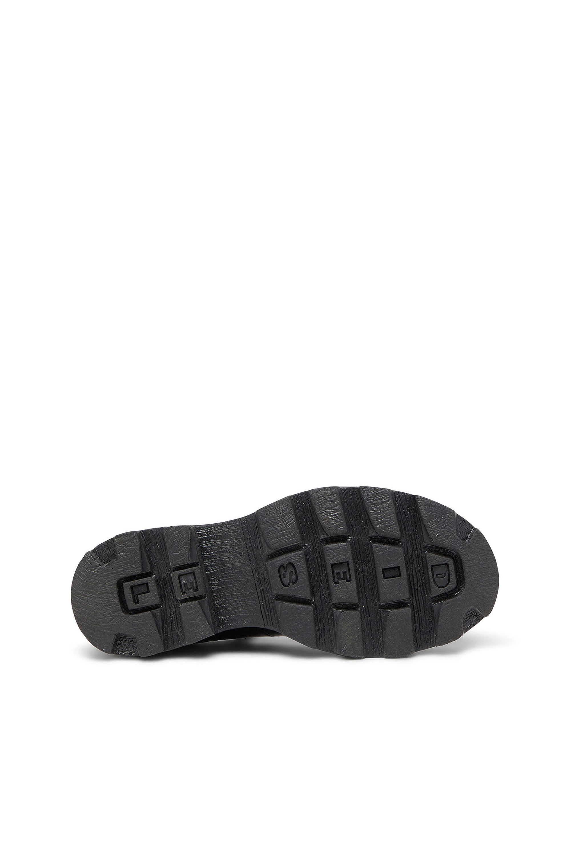 Diesel - D-HAMMER MARY JANE, D-Hammer - Babies &agrave; semelle crant&eacute;e en cuir verni Femme in Noir - 5