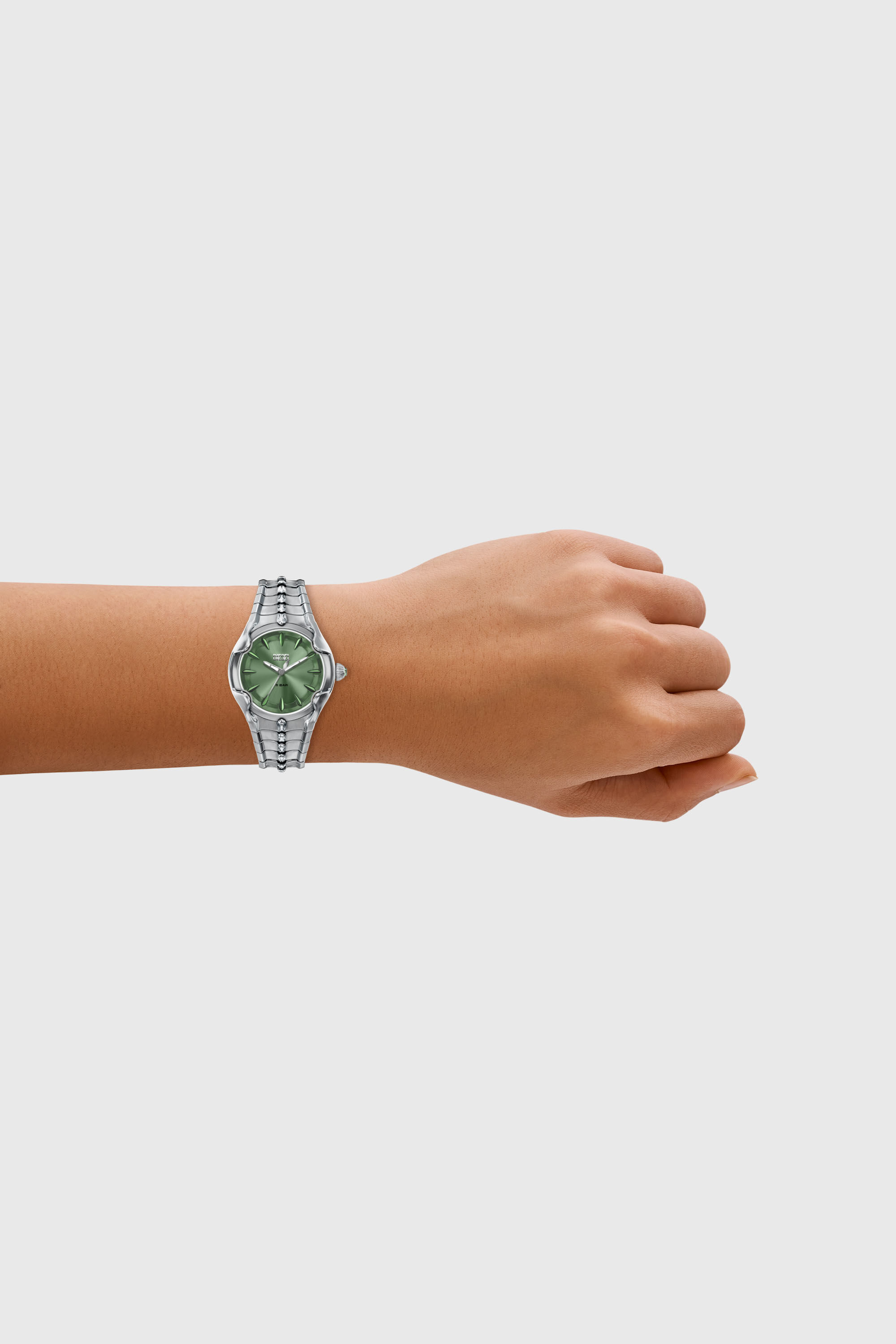 Diesel - DZ5632 WATCH, Man's Vert stainless steel watch in Silver - 5