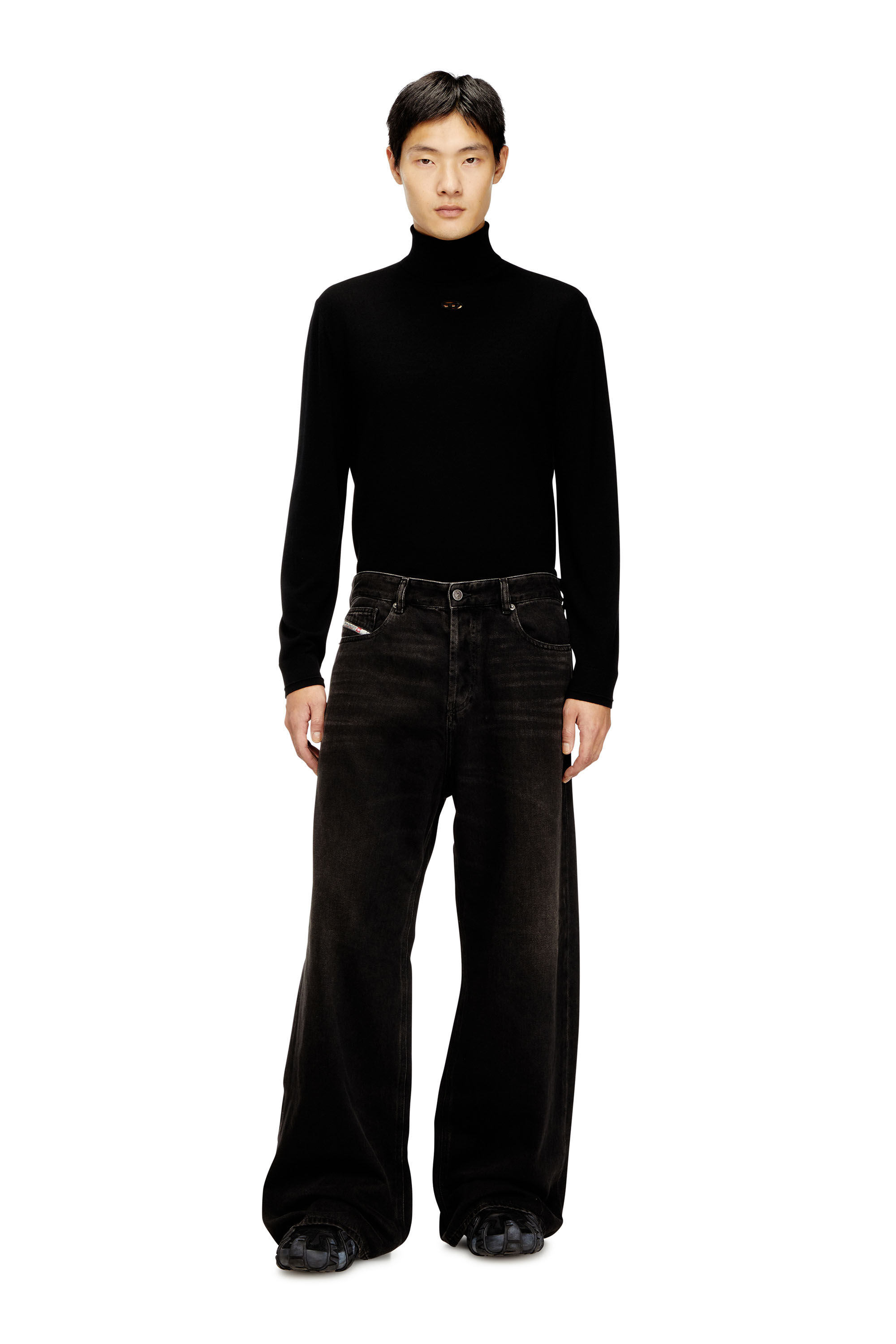 パンツ DIESEL Relaxed Jeans 1996 D-Sire 09j96 Women's Relaxed Jeans | Black/Dark grey | Diesel 1996 D-Sire