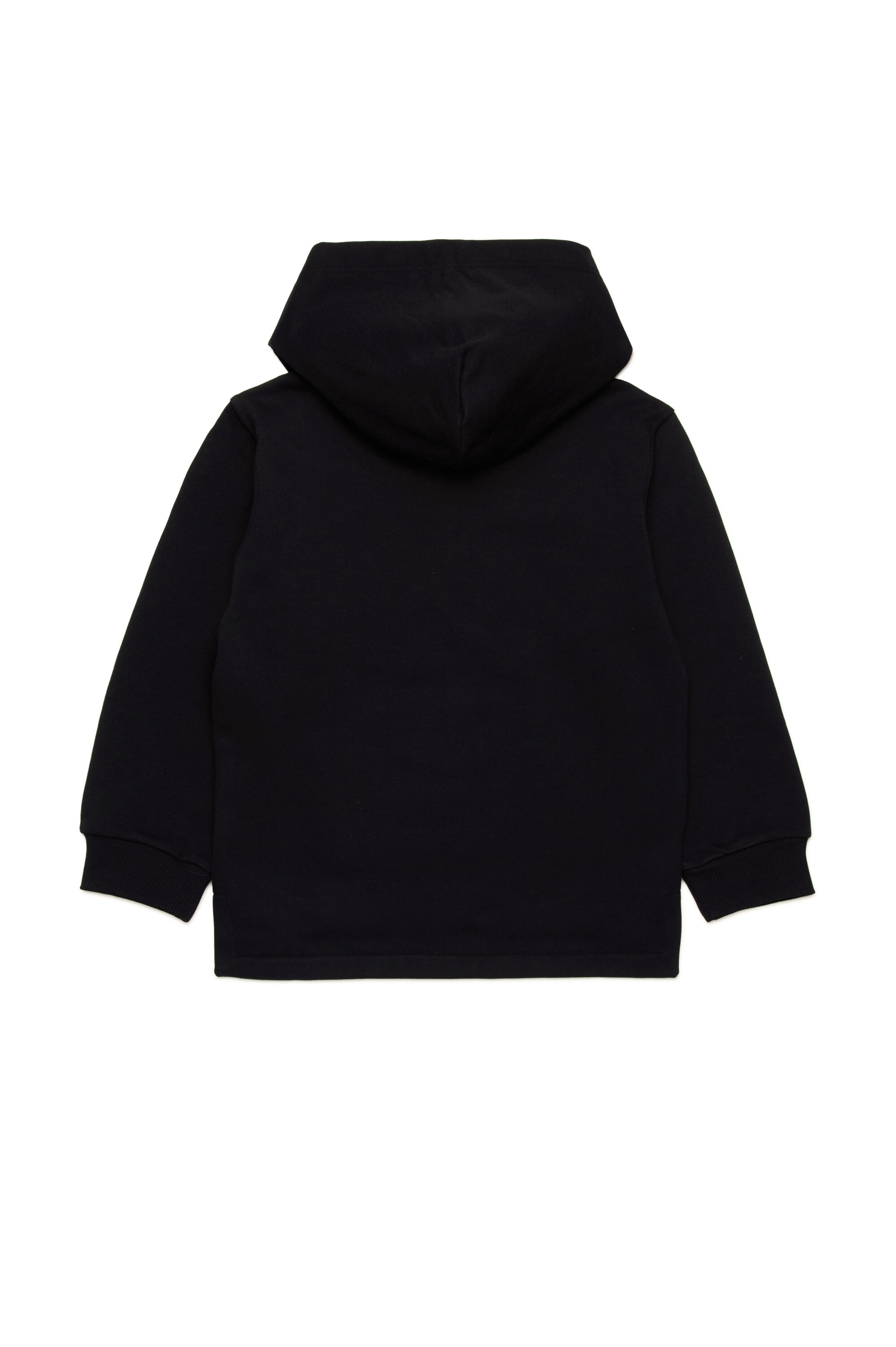 Diesel - SBAXTHOOD OVER, Sweat-shirt à capuche avec logos superposés Homme in Noir - 2