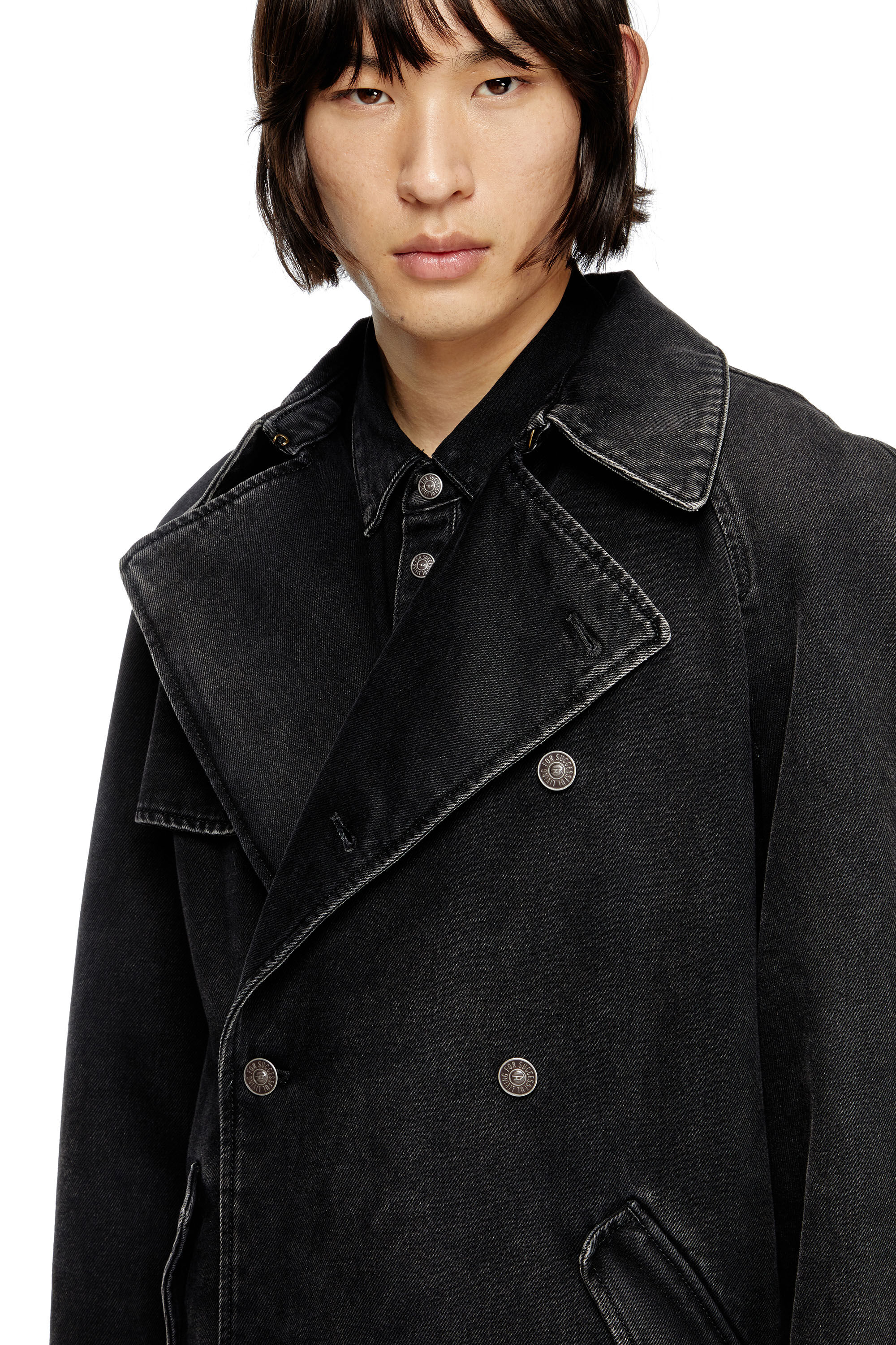 DIESEL D-Delirious-D 23AW デニムコート　トレンチコート D-DELIRIOUS A0387309C16 ジャケット・アウター(MEN)|DIESEL