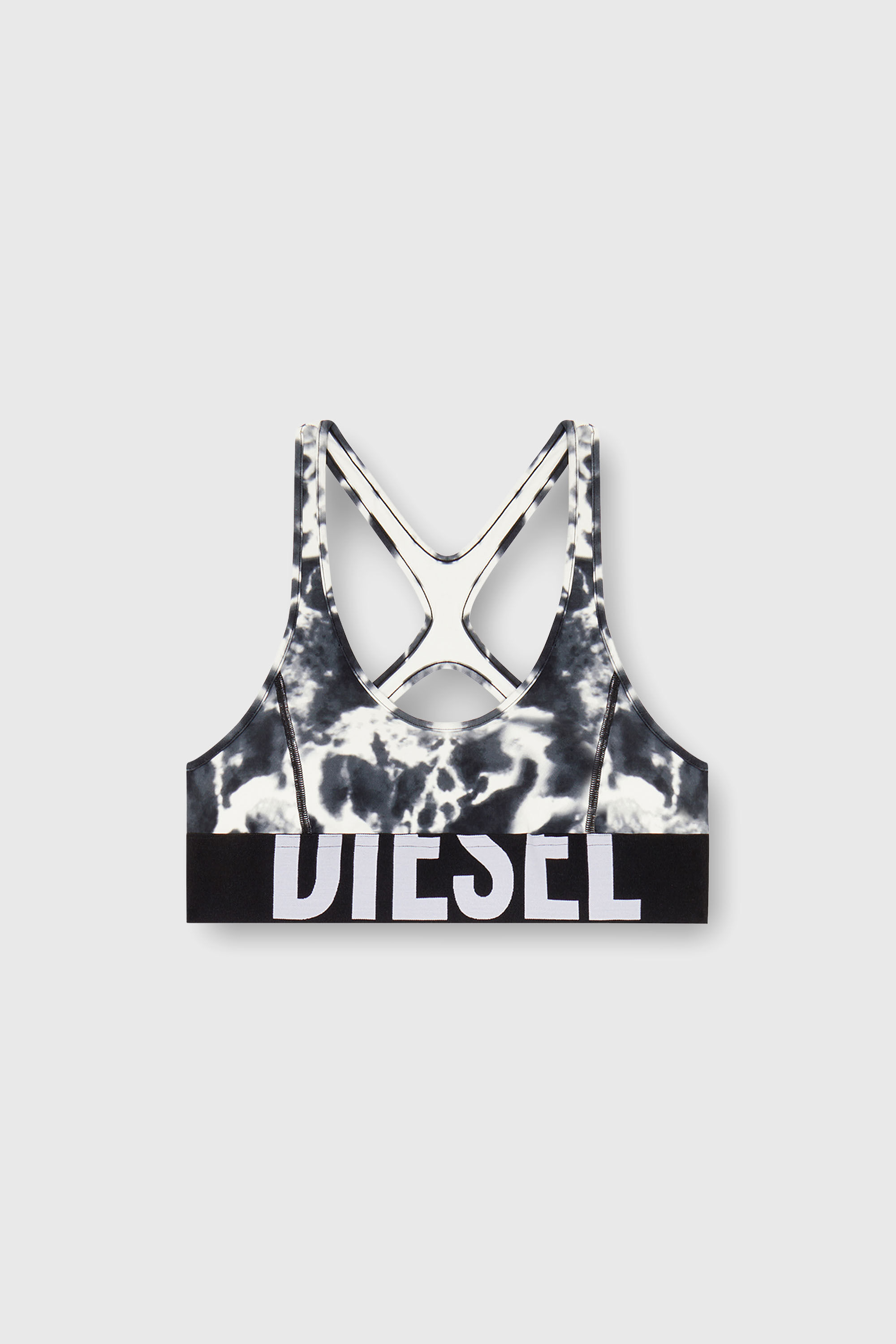 Diesel - ALLISON-D-POP, Soutien-gorge de sport en microfibre imprim&eacute;e Femme in Polychrome - 2