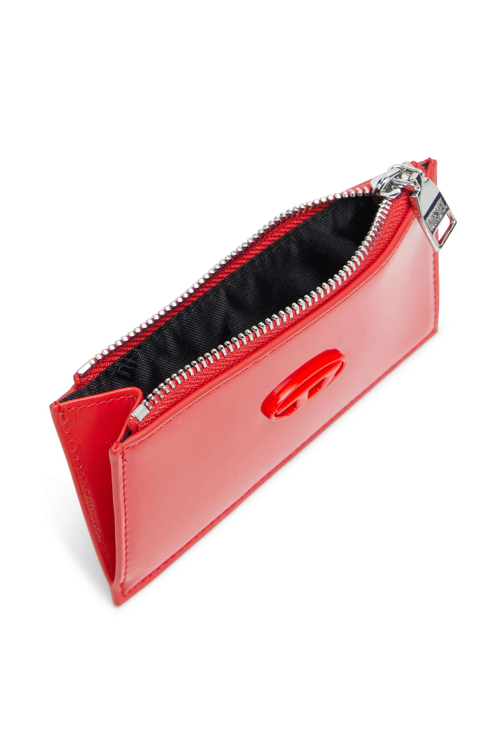 Diesel - PLAY CARD HOLDER III, Porte-cartes avec finition brillante Femme in Rouge - 3