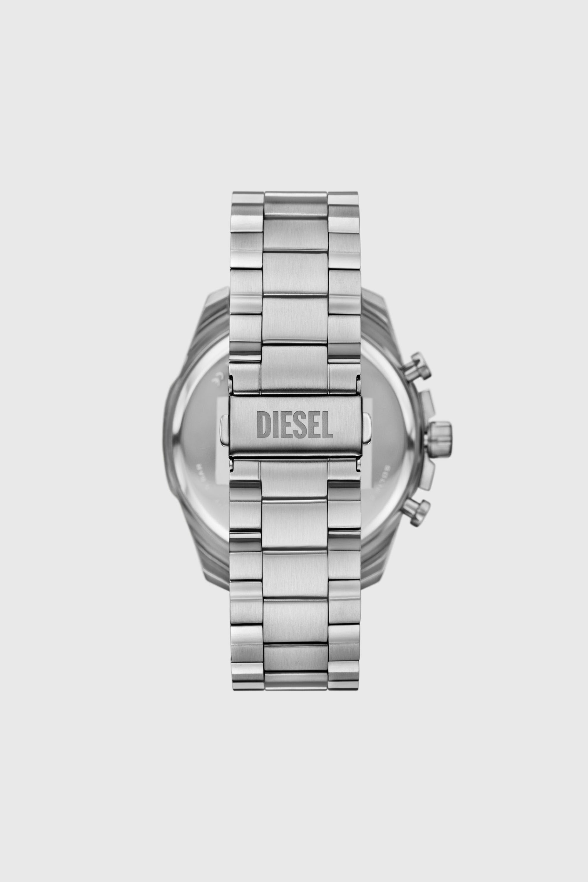 Diesel - DZ4686 WATCH, Montre Mega Chief Slim en acier inoxydable Homme in Gris argent&eacute; - 2