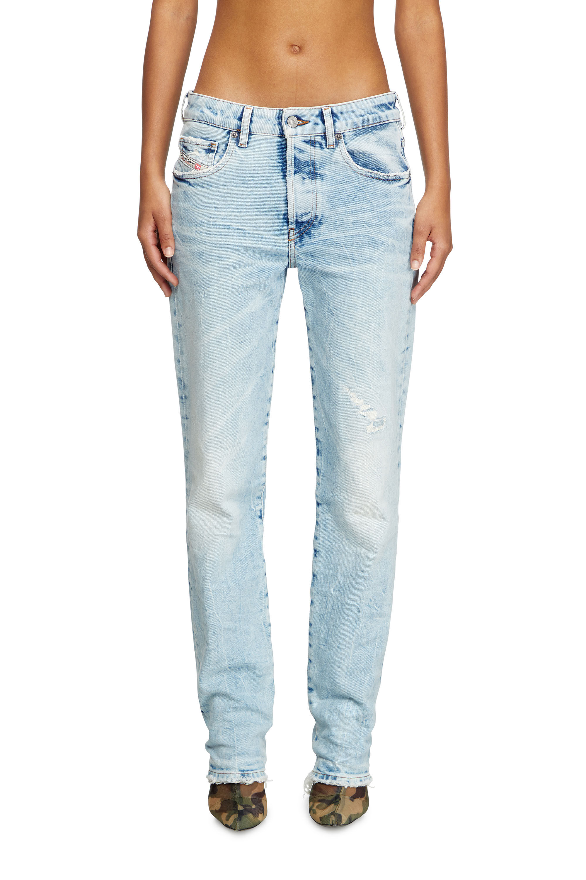 Diesel - Regular Jeans 1989 D-Mine 09L31 Femme, Bleu Clair - Image 3