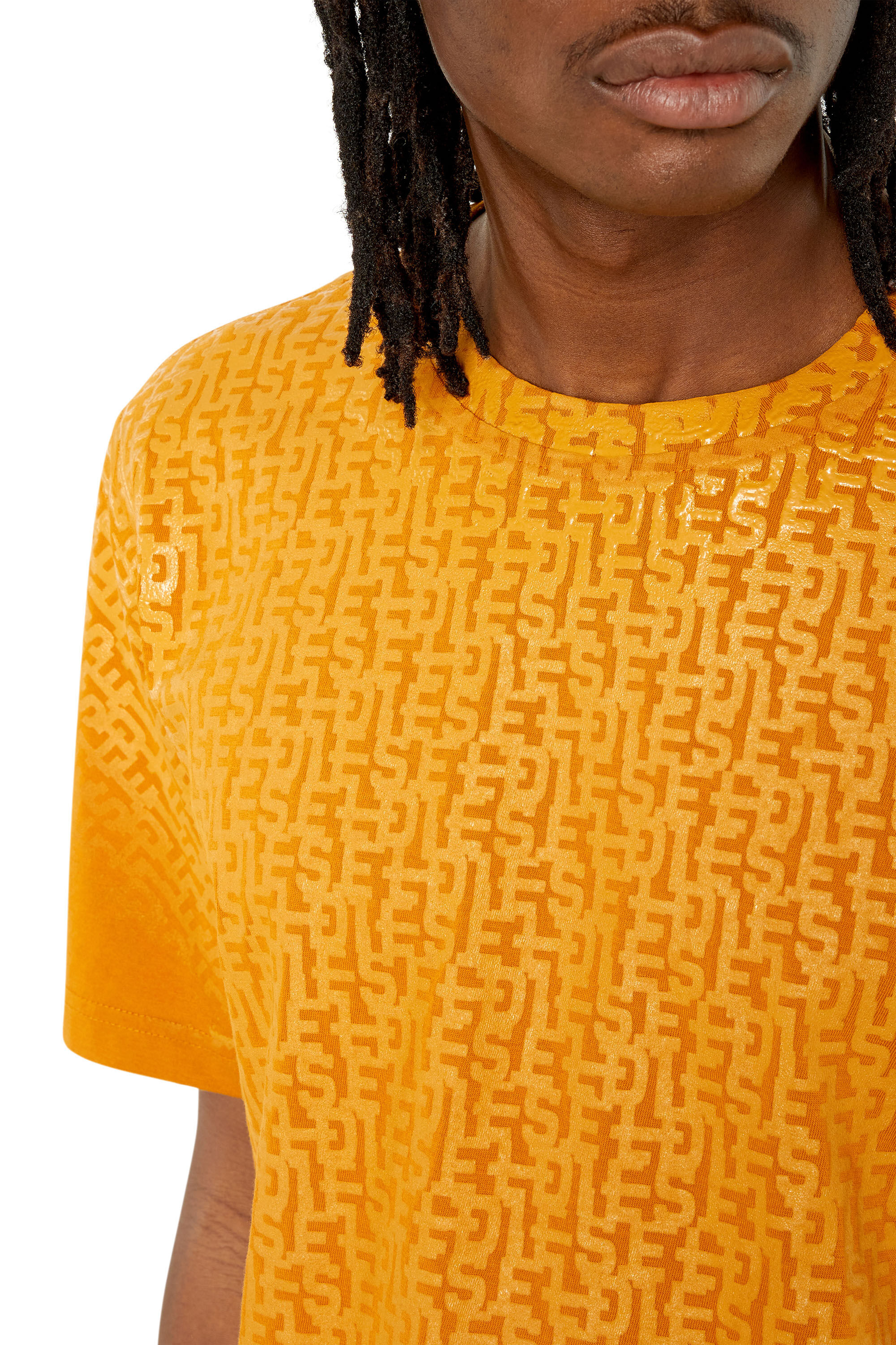 Diesel - T-JUST-MONO, Orange - Image 5