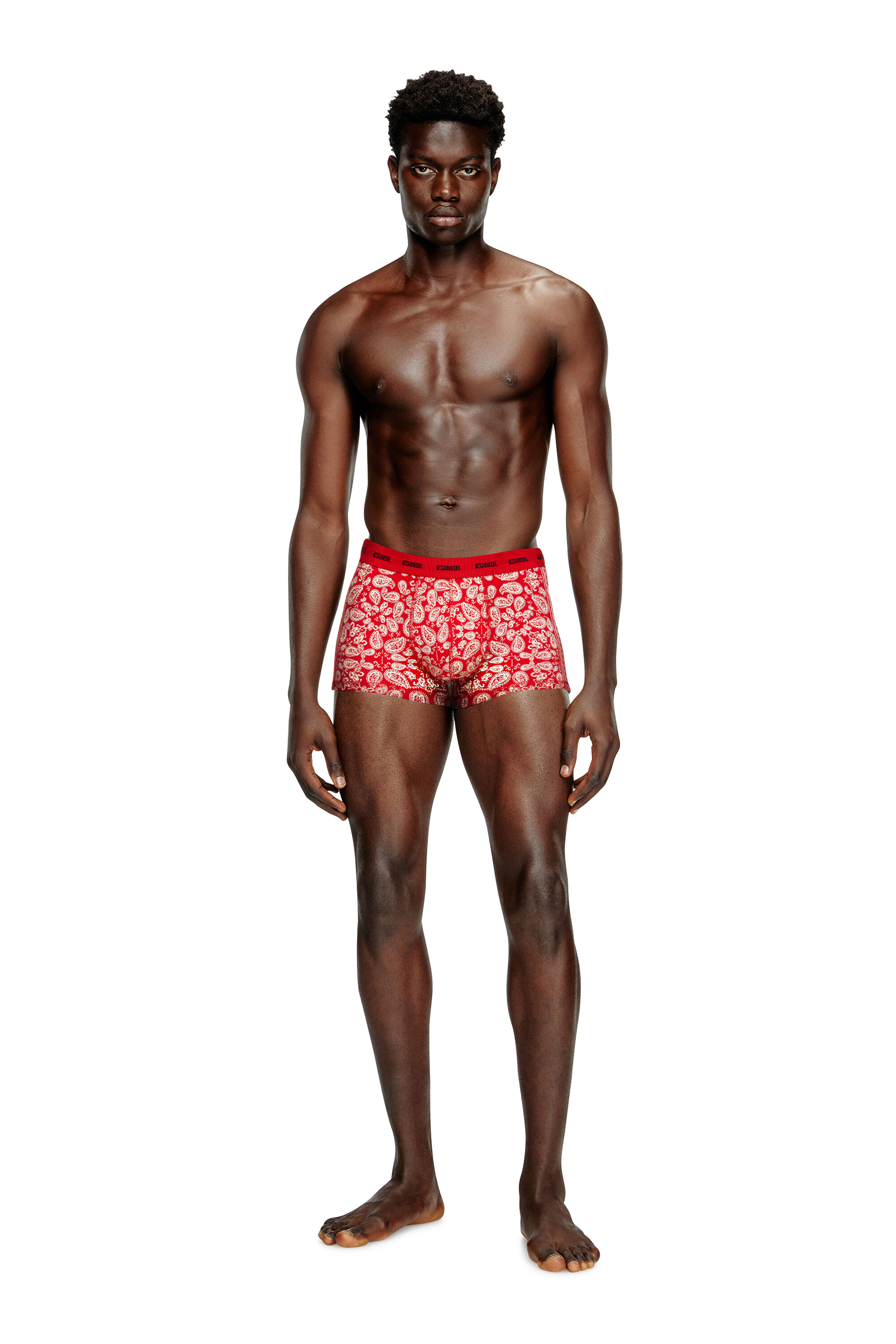 Diesel - DAMIEN-GFT-UTLT-3PACK, Lot de 3 boxers en coton stretch Homme in Polychrome - 1