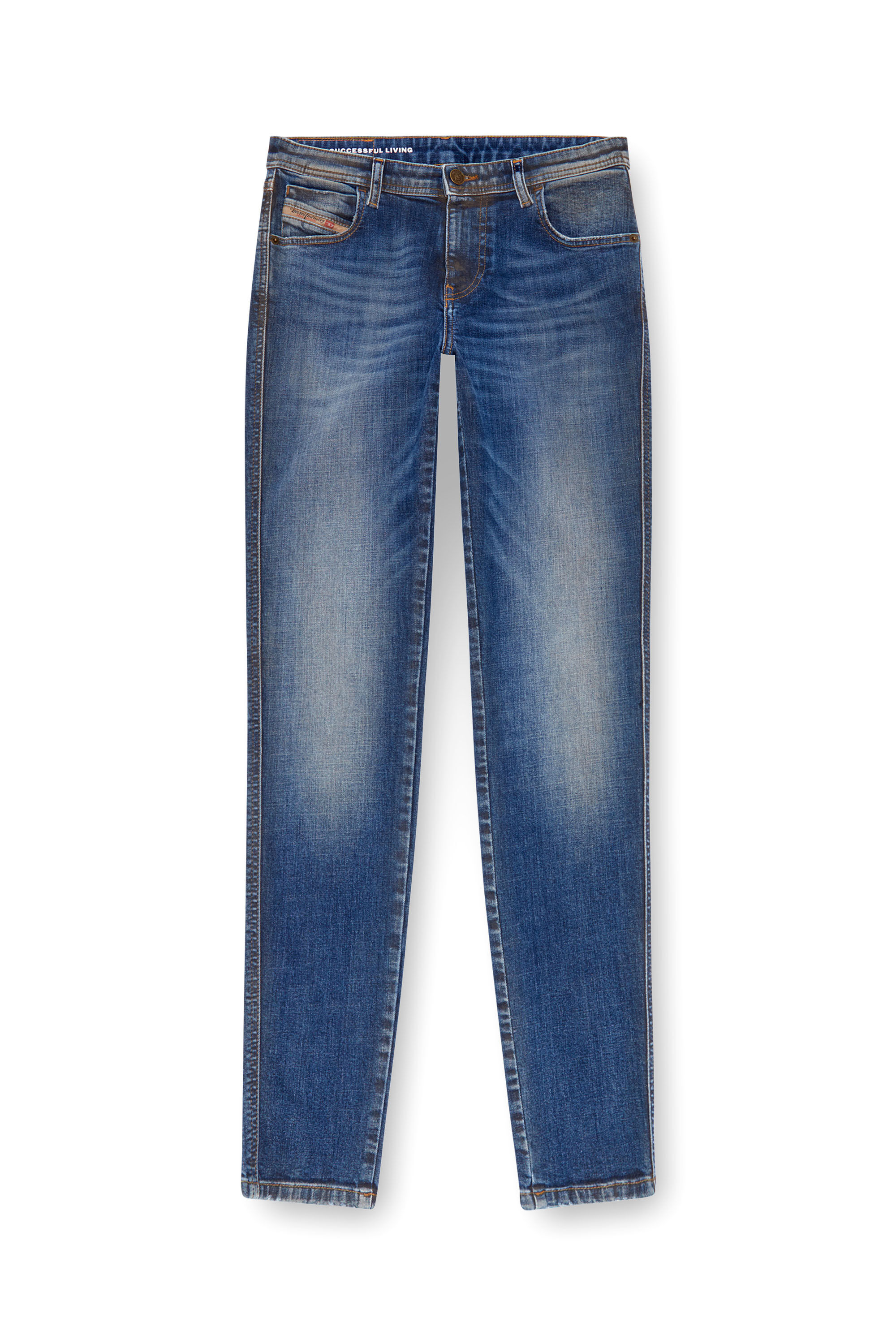 Diesel - Femme Skinny Jeans 2015 Babhila 09J32, Bleu Foncé - Image 2