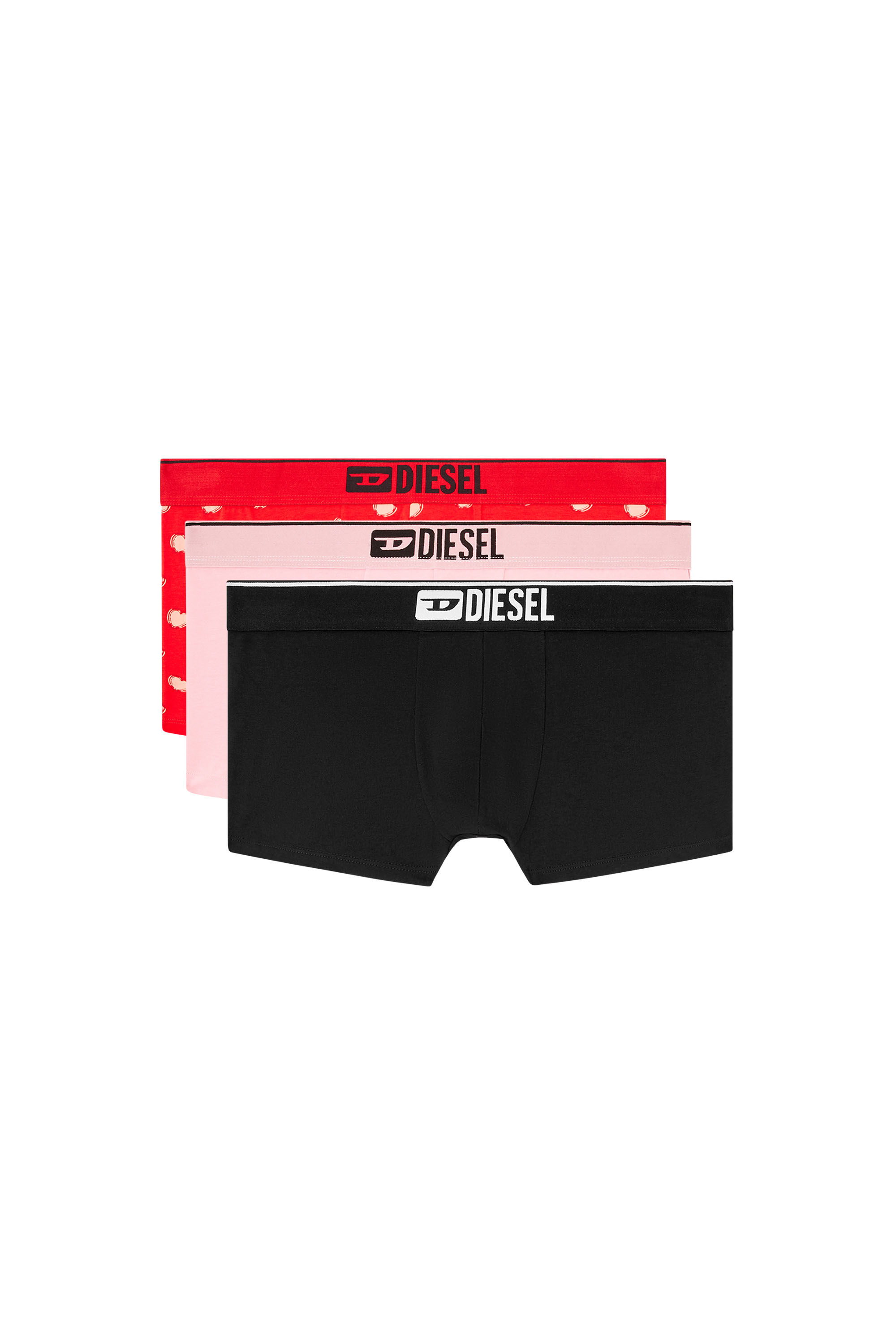 Diesel - DAMIEN-GFT-3PACK, Lot de trois boxers avec motif cœur Homme in Polychrome - 2