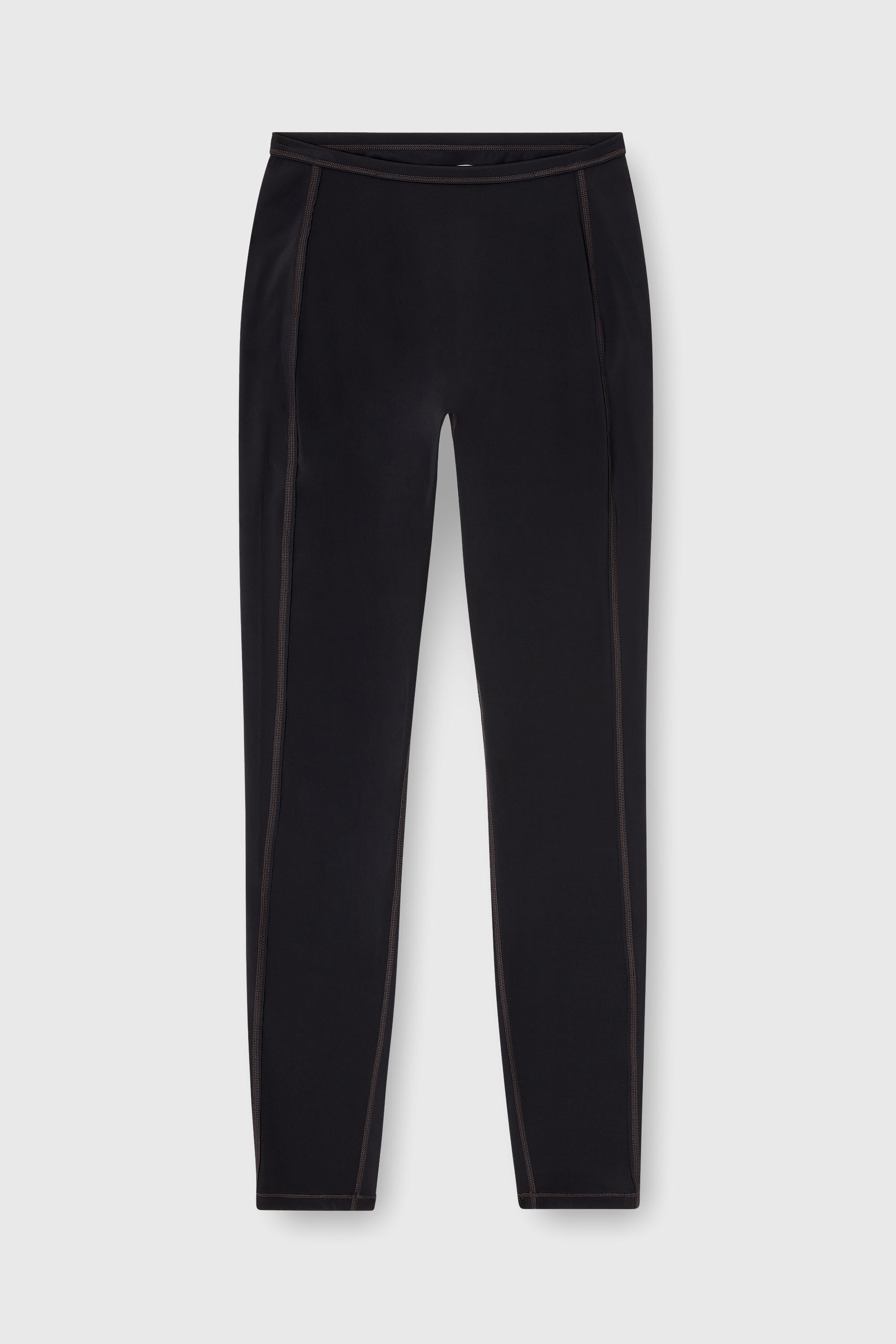 Diesel - MEREDITH-UTLT, Leggings en nylon &agrave; dos d&eacute;coup&eacute; Oval D Femme in Noir - 2