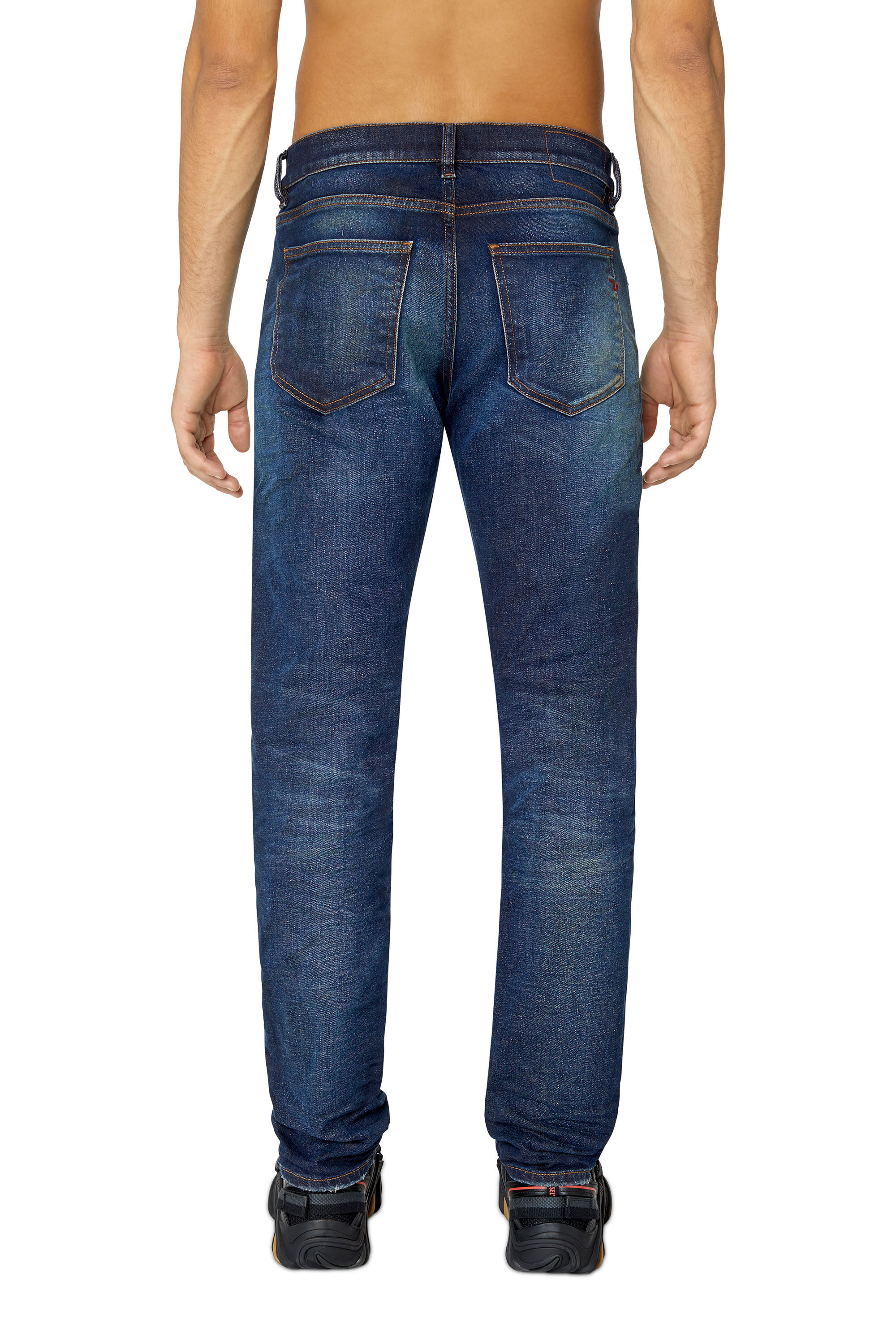 Diesel - Slim Jeans 2019 D-Strukt 09E64, Dark Blue - Image 4