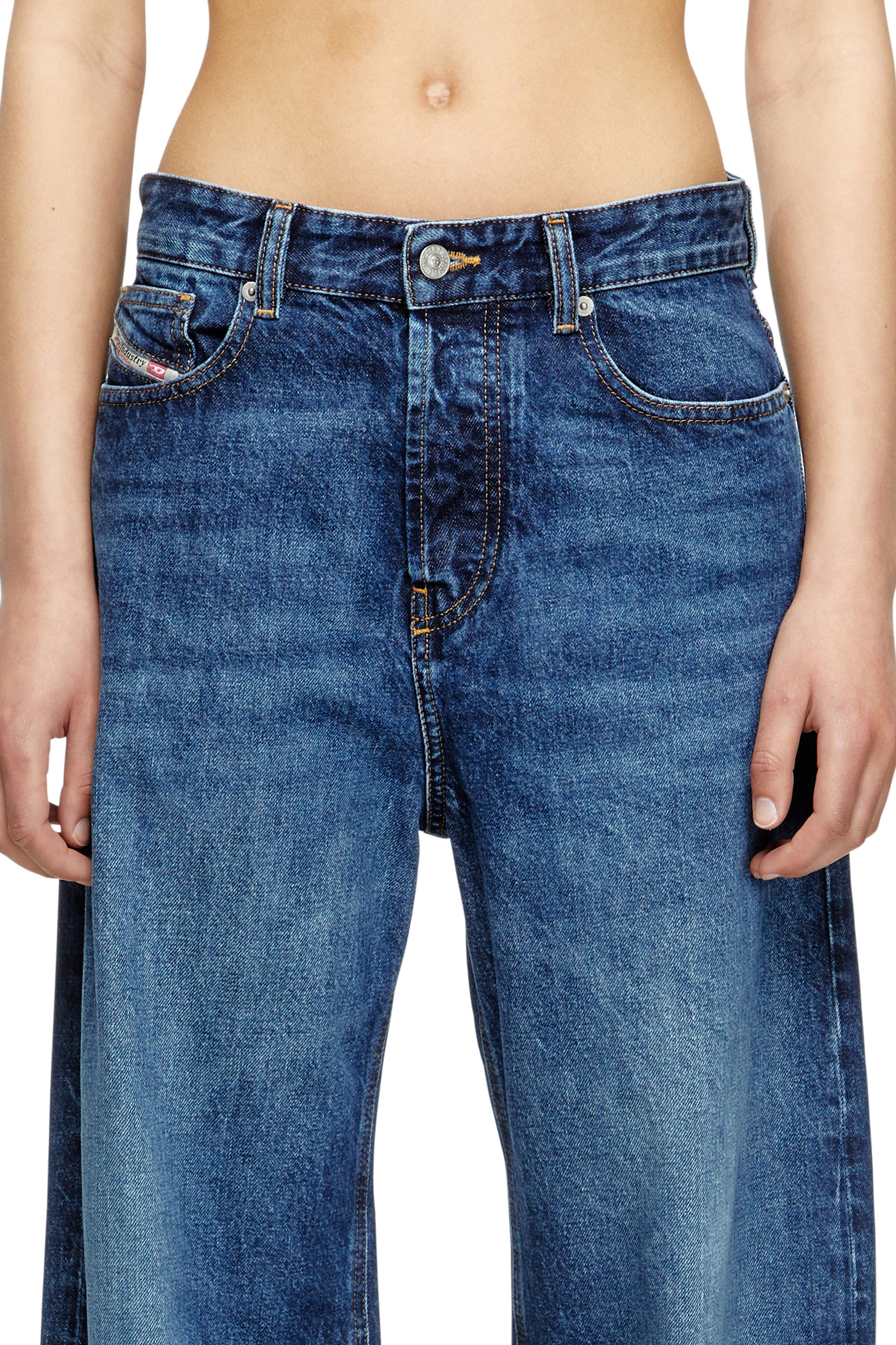 Diesel - Relaxed Jeans 1996 D-Sire 09I27 Femme, Bleu Foncé - Image 5
