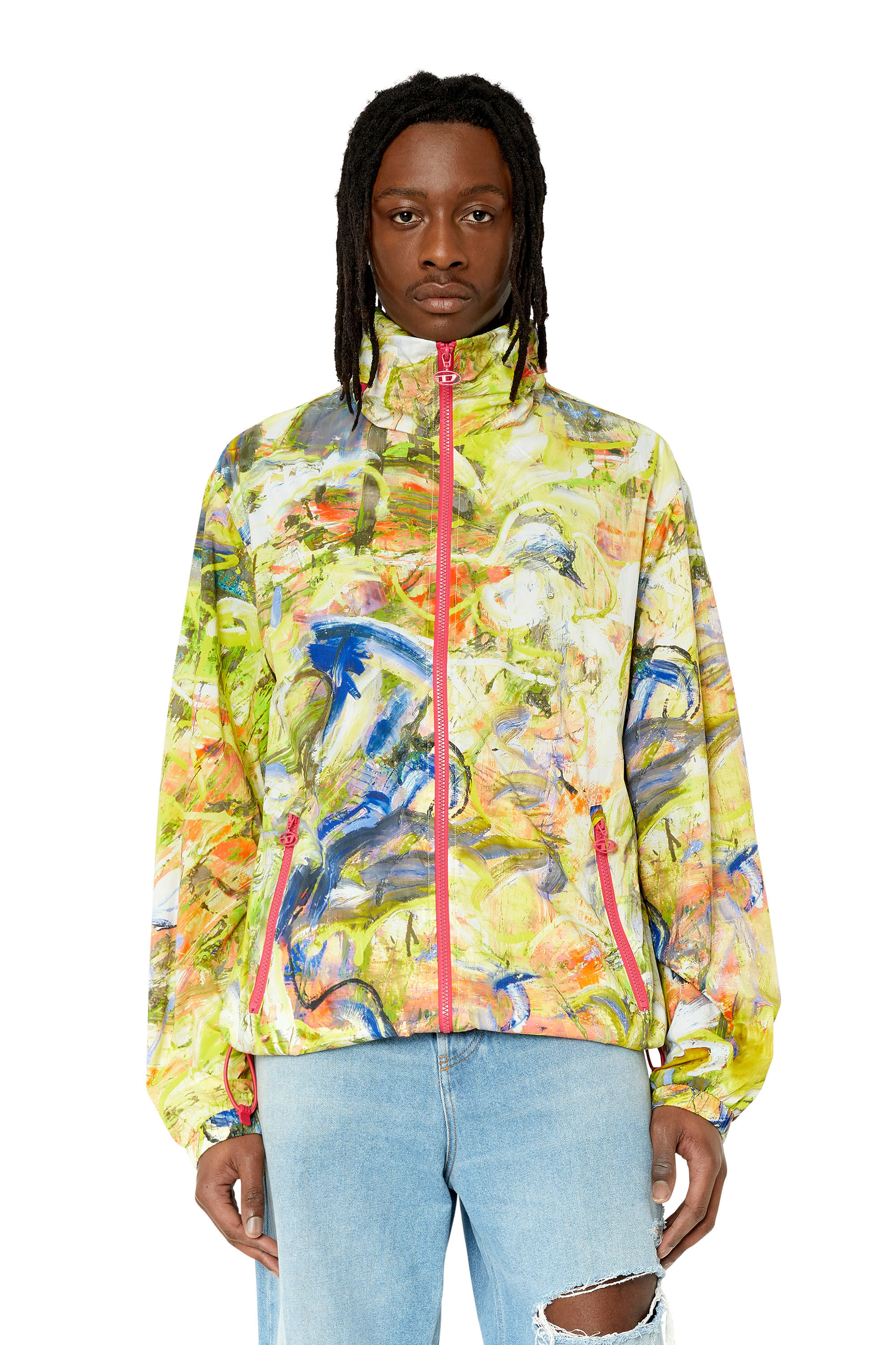 Diesel - J-WARREL-PRINT, White/Yellow - Image 3