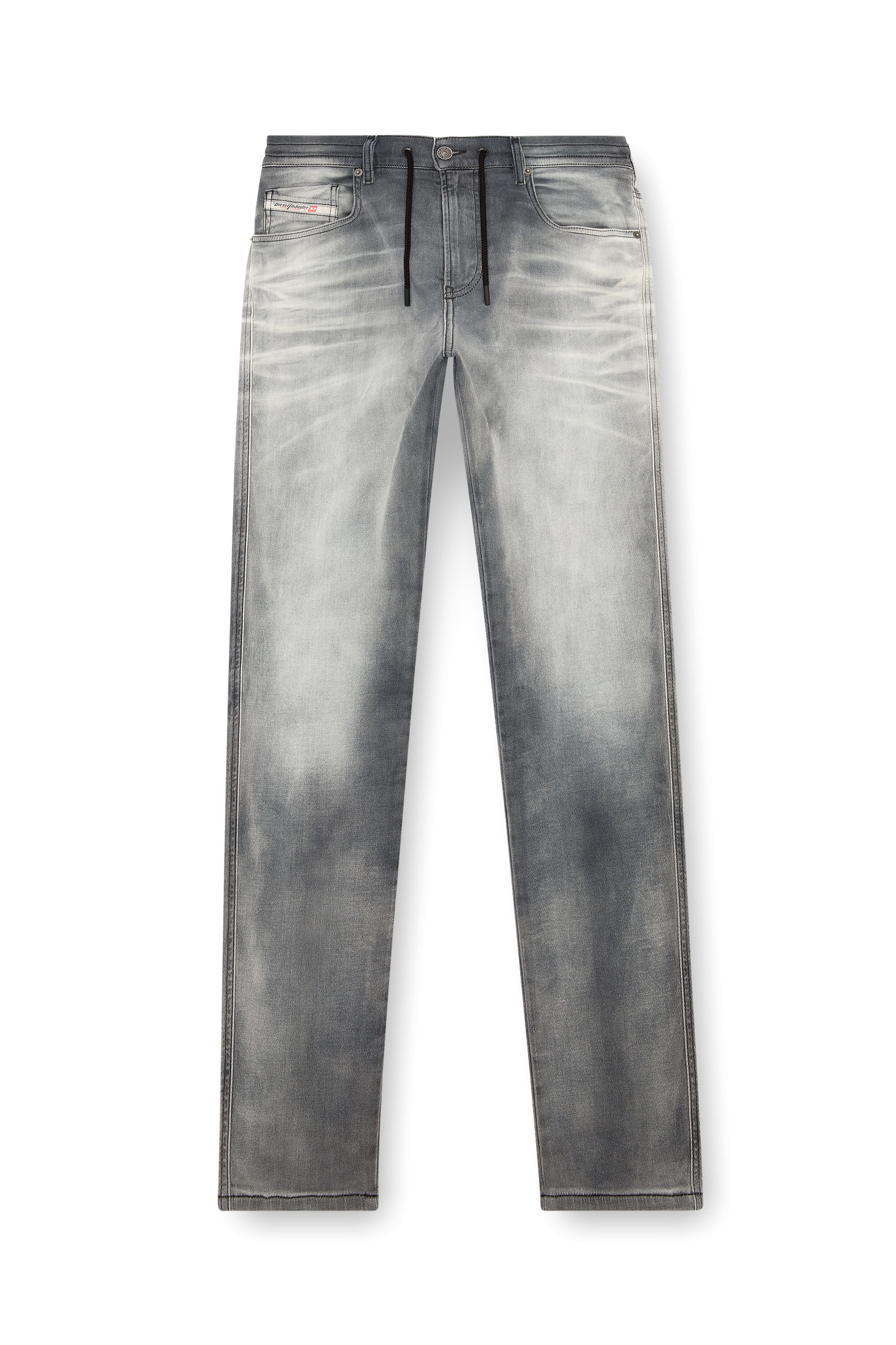 Diesel - Slim 2060 D-Strukt Joggjeans® 068LR Homme, Gris foncé - Image 2